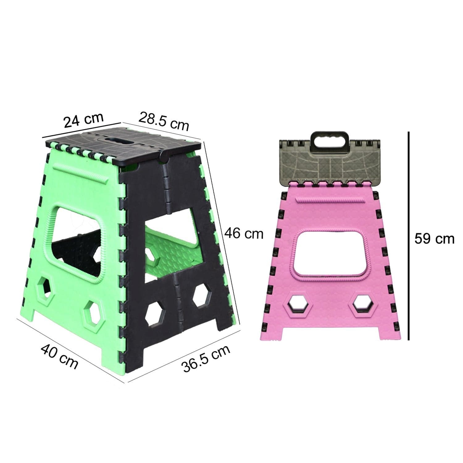 1pc 18inch Folding Stool for Adults and Kids, Also For Kitchen Stepping With (Brown Box) thumbnail 6