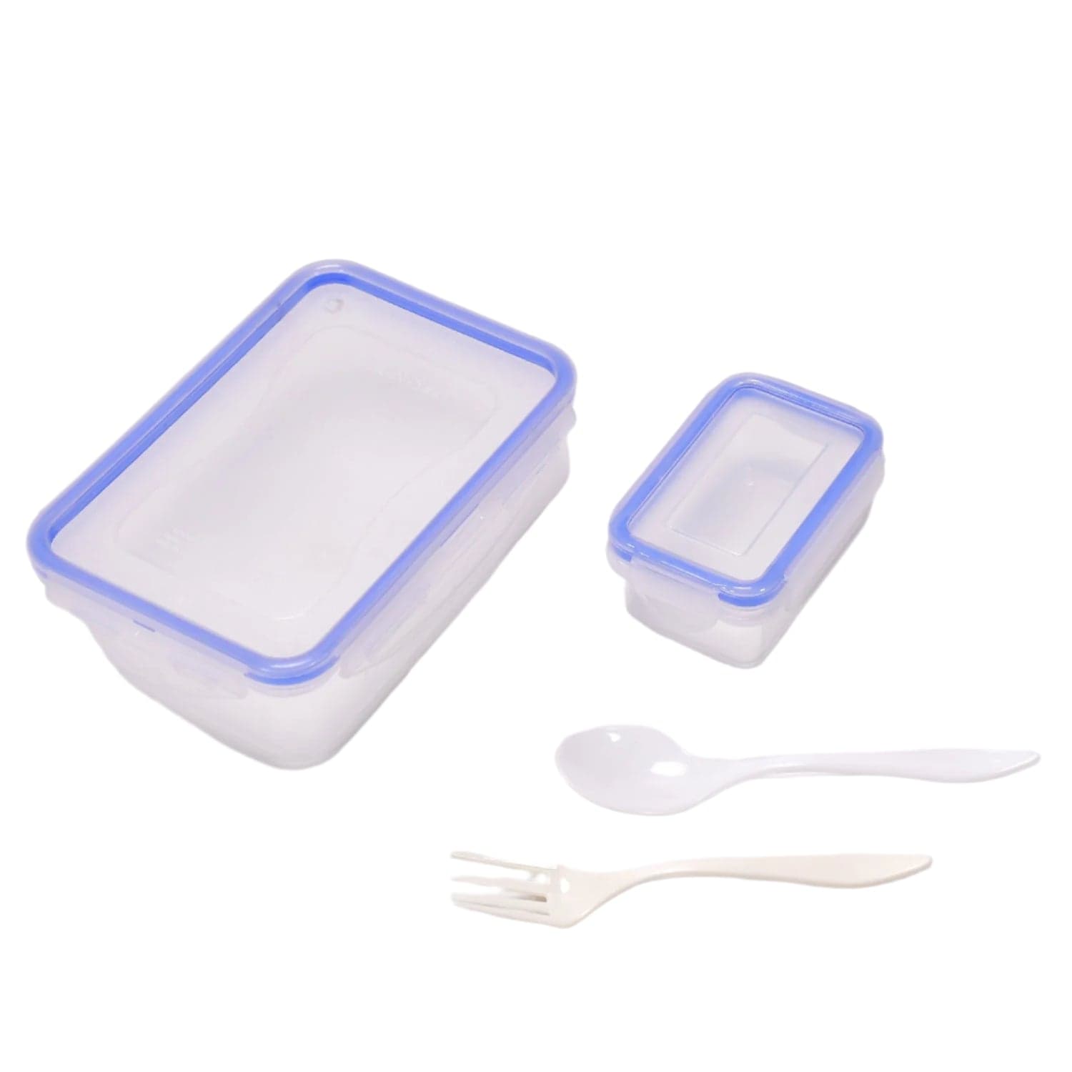 Multipurpose Air Tight 4 Side Lock Food Grade Lunch Box With Small Square Container thumbnail 5