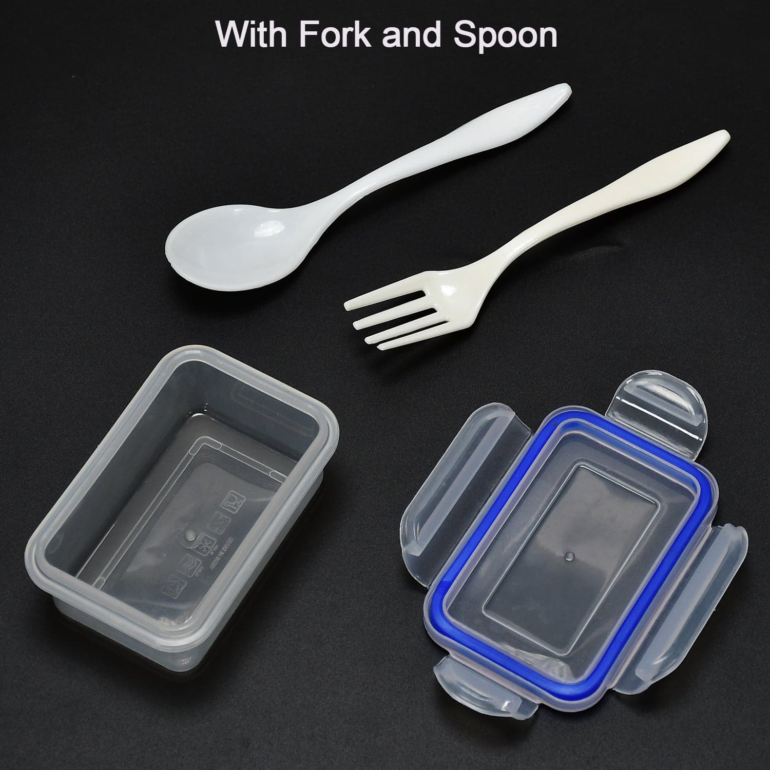 Multipurpose Air Tight 4 Side Lock Food Grade Lunch Box With Small Square Container thumbnail 6