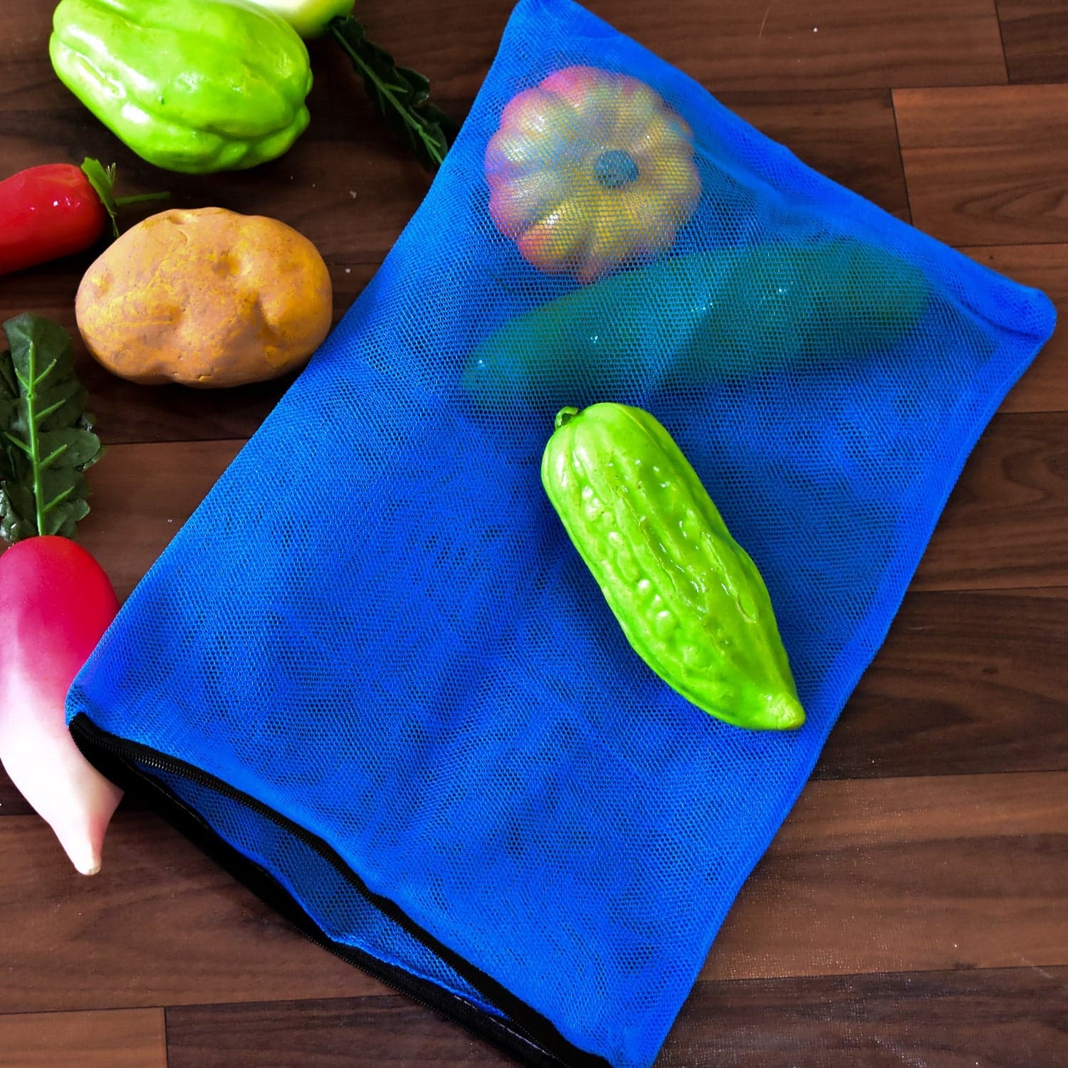 Food Covers Fridge Storage Bag for Vegetables and Fruits with Zipper thumbnail 1