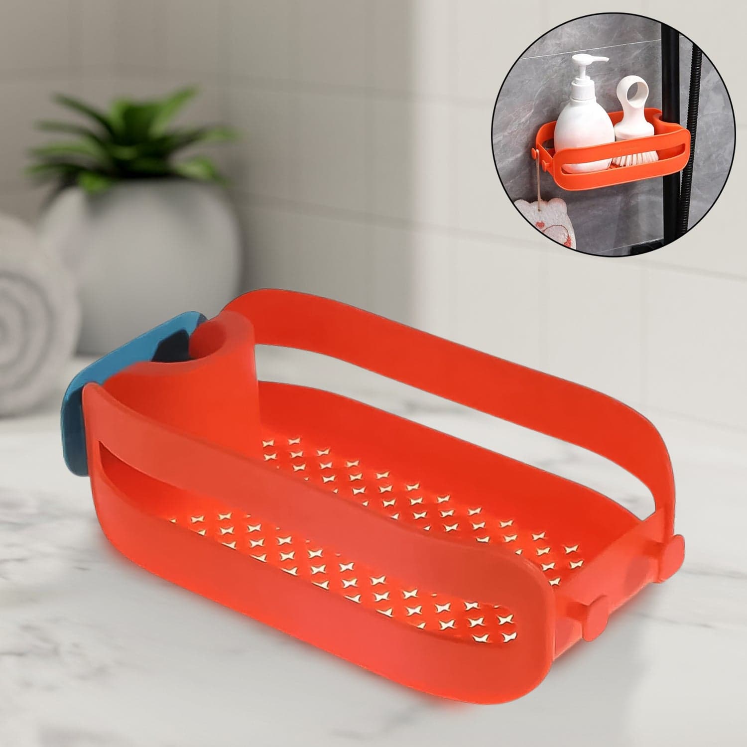 Sink Strainer Basket Hangs on Faucet thumbnail 1