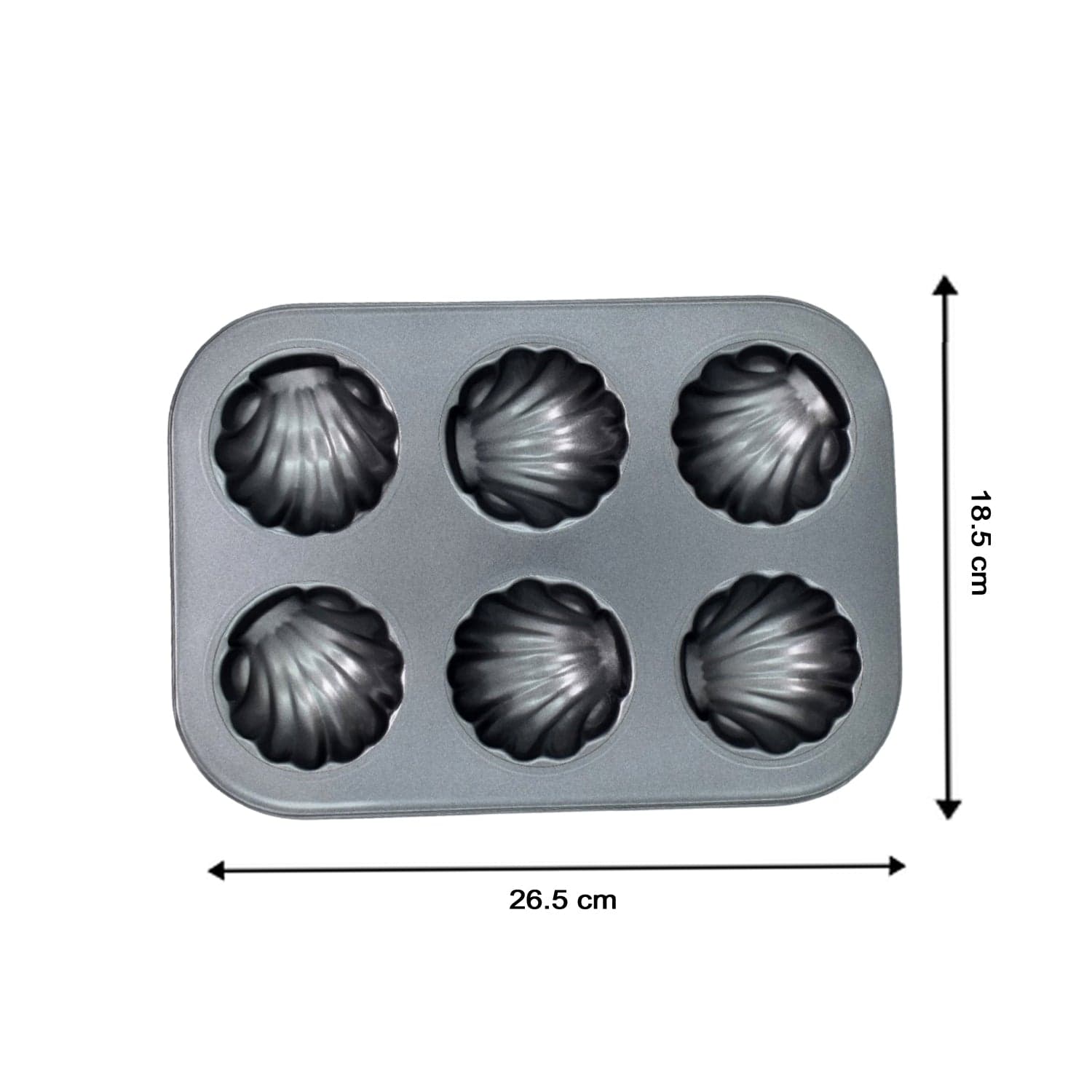6 slot Non-Stick Muffins Cupcake Pancake Baking Molds Tray thumbnail 5