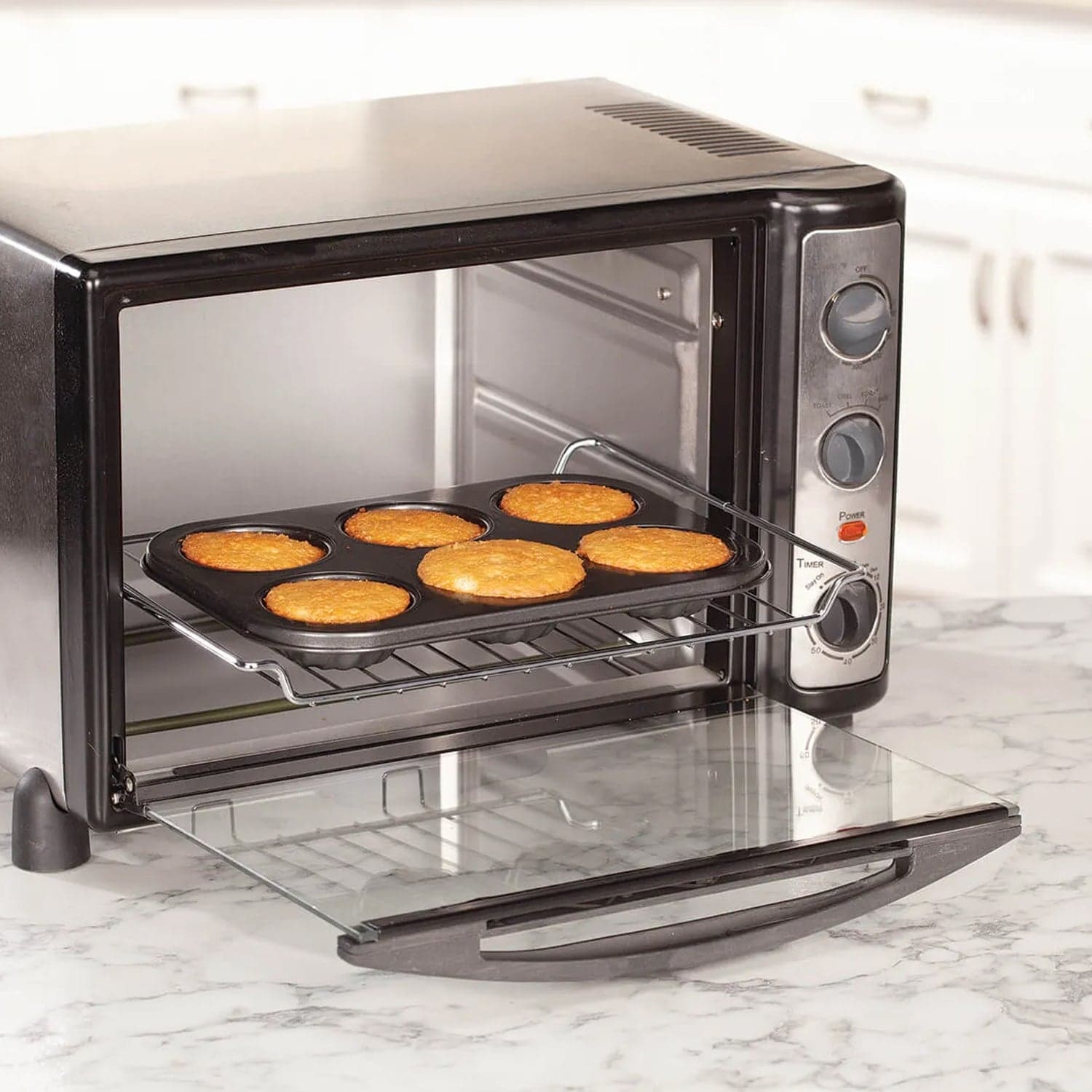 6 slot Non-Stick Muffins Cupcake Pancake Baking Molds thumbnail 3