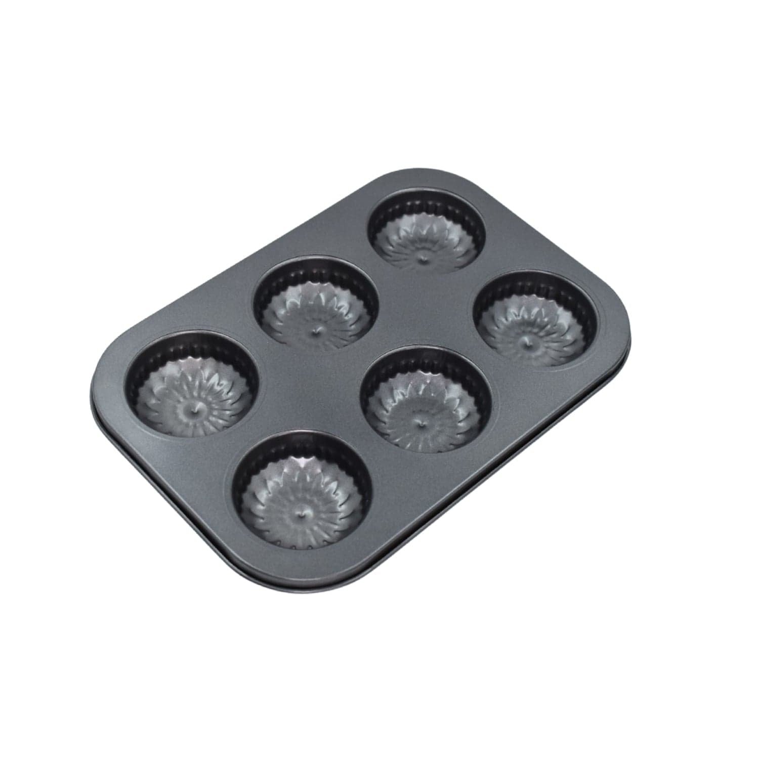 6 slot Non-Stick Muffins Cupcake Pancake Baking Molds thumbnail 4