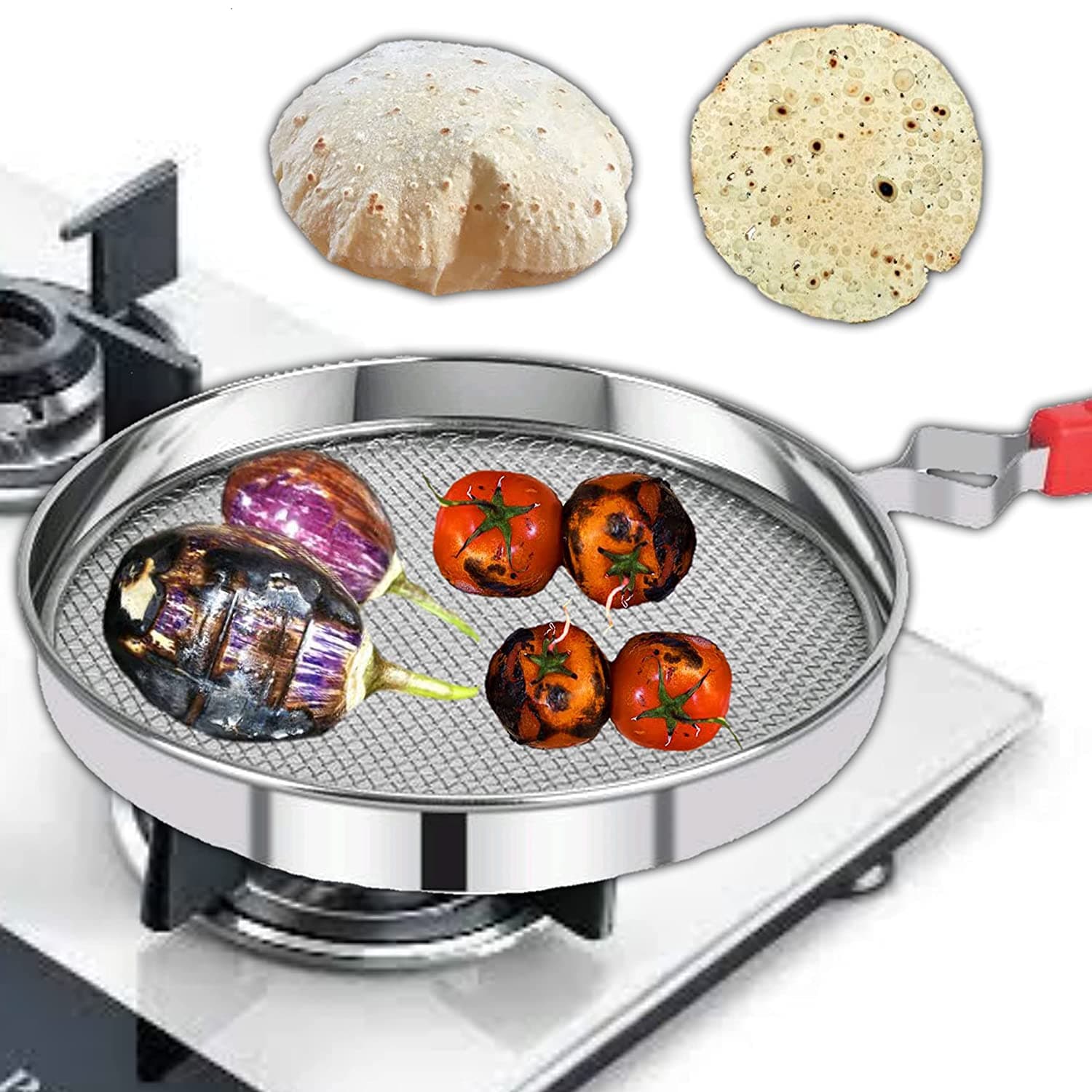 Steel Roaster Grill Jali For Tandoor & Chapati Roast Use ( 1 pc ) thumbnail 1