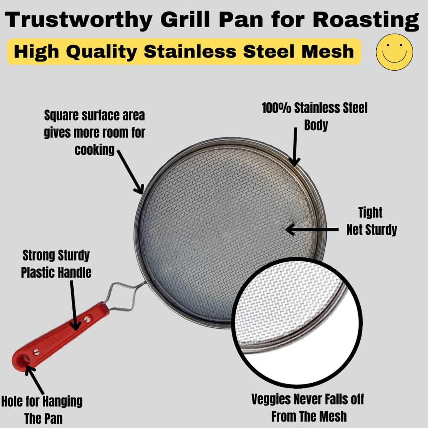Steel Roaster Grill Jali For Tandoor & Chapati Roast Use ( 1 pc ) thumbnail 5
