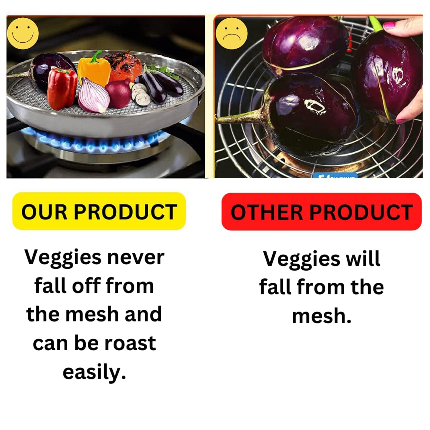 Steel Roaster Grill Jali For Tandoor & Chapati Roast Use ( 1 pc ) thumbnail 6