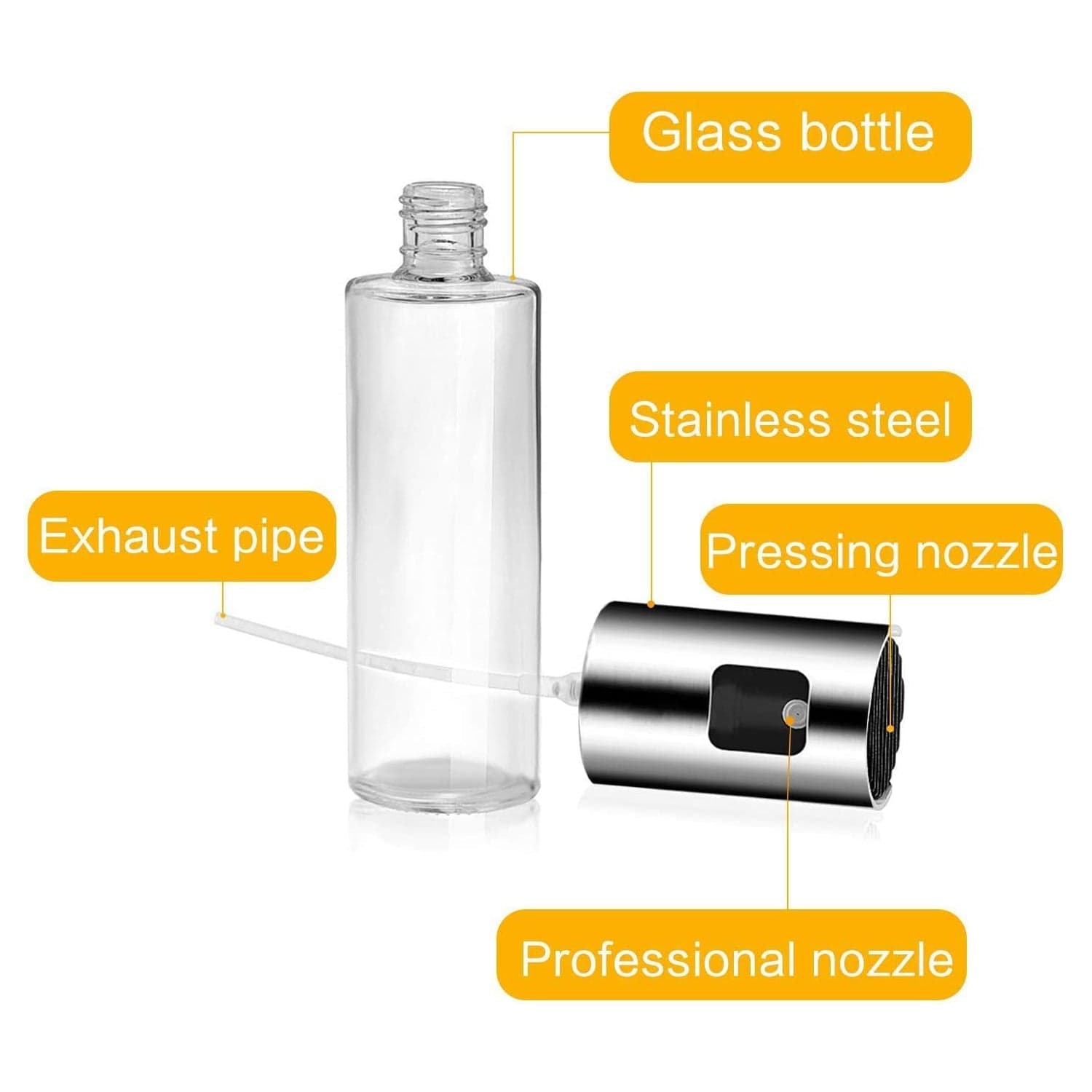 Oil Sprayer Dispenser Glass Bottle for Cooking & Multi-Use thumbnail 6