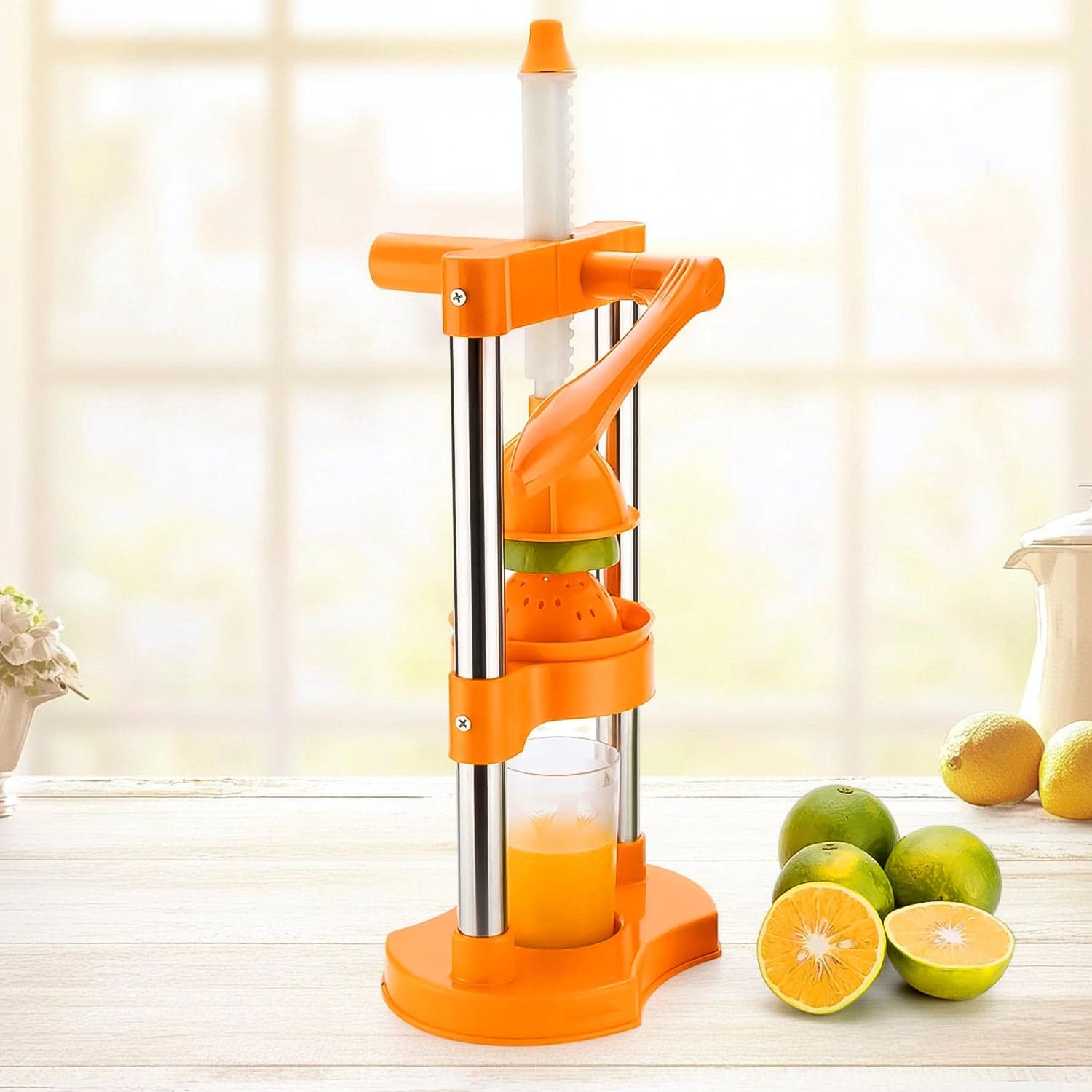 Manual Hand Pressure Juicer for Fruits & Veg thumbnail 1