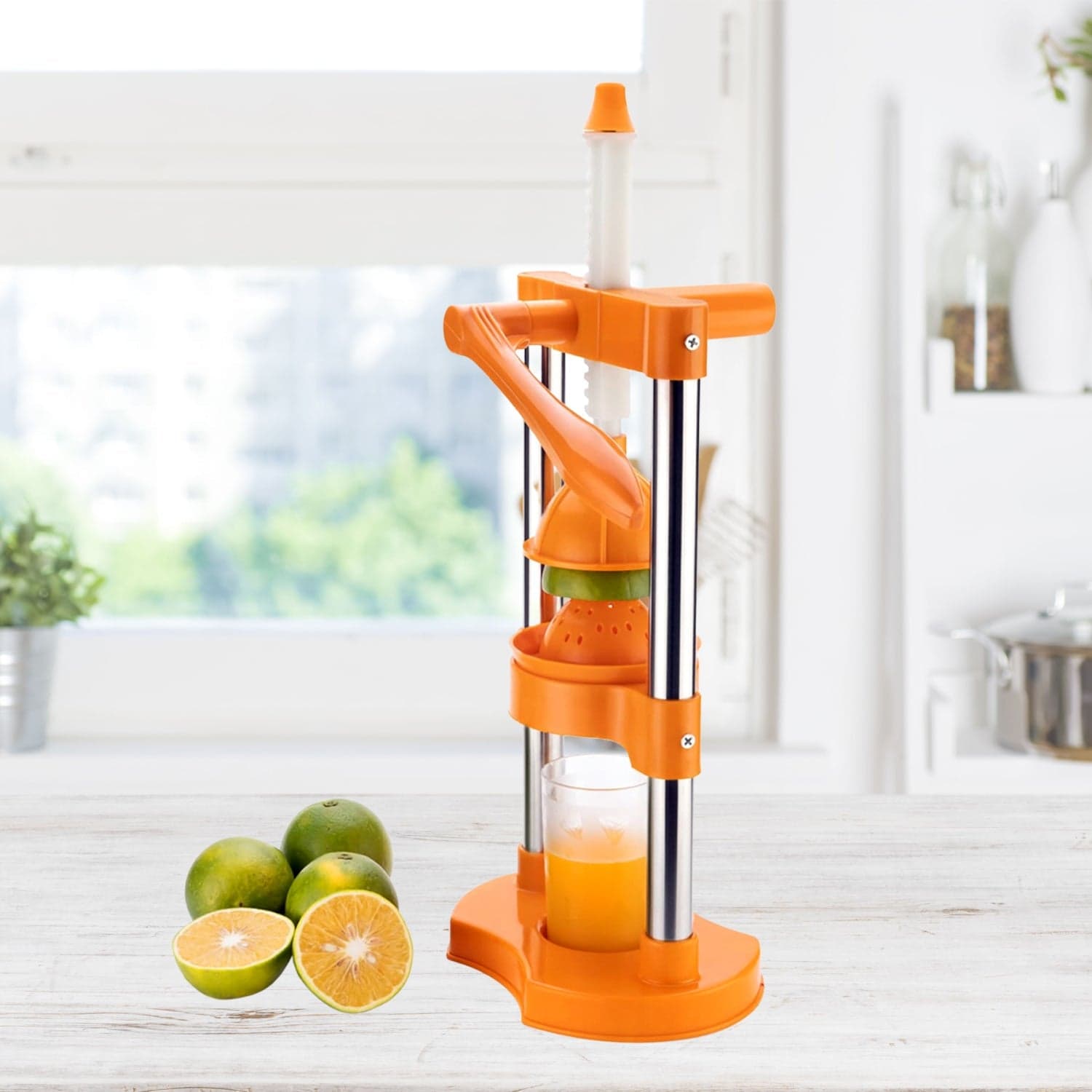 Manual Hand Pressure Juicer for Fruits & Veg thumbnail 3