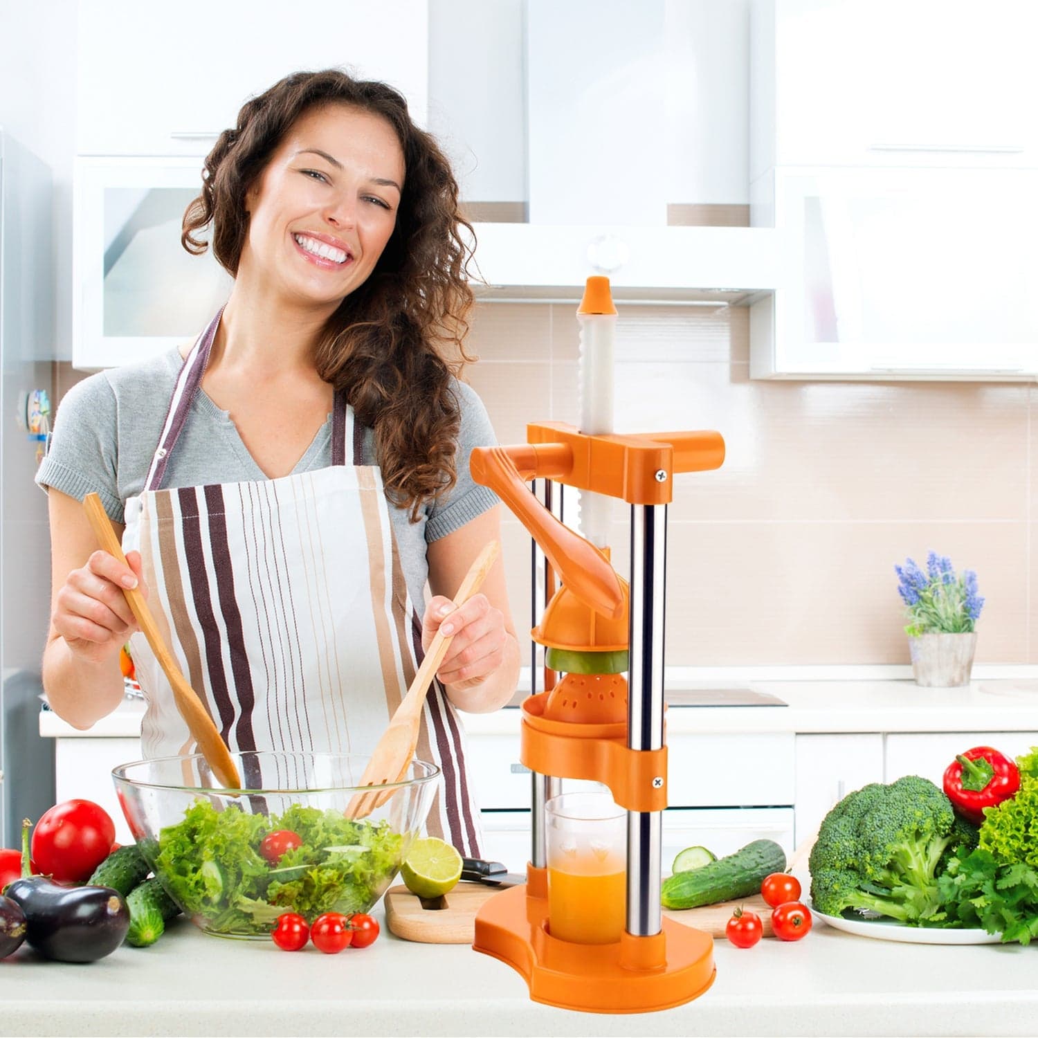 Manual Hand Pressure Juicer for Fruits & Veg thumbnail 7