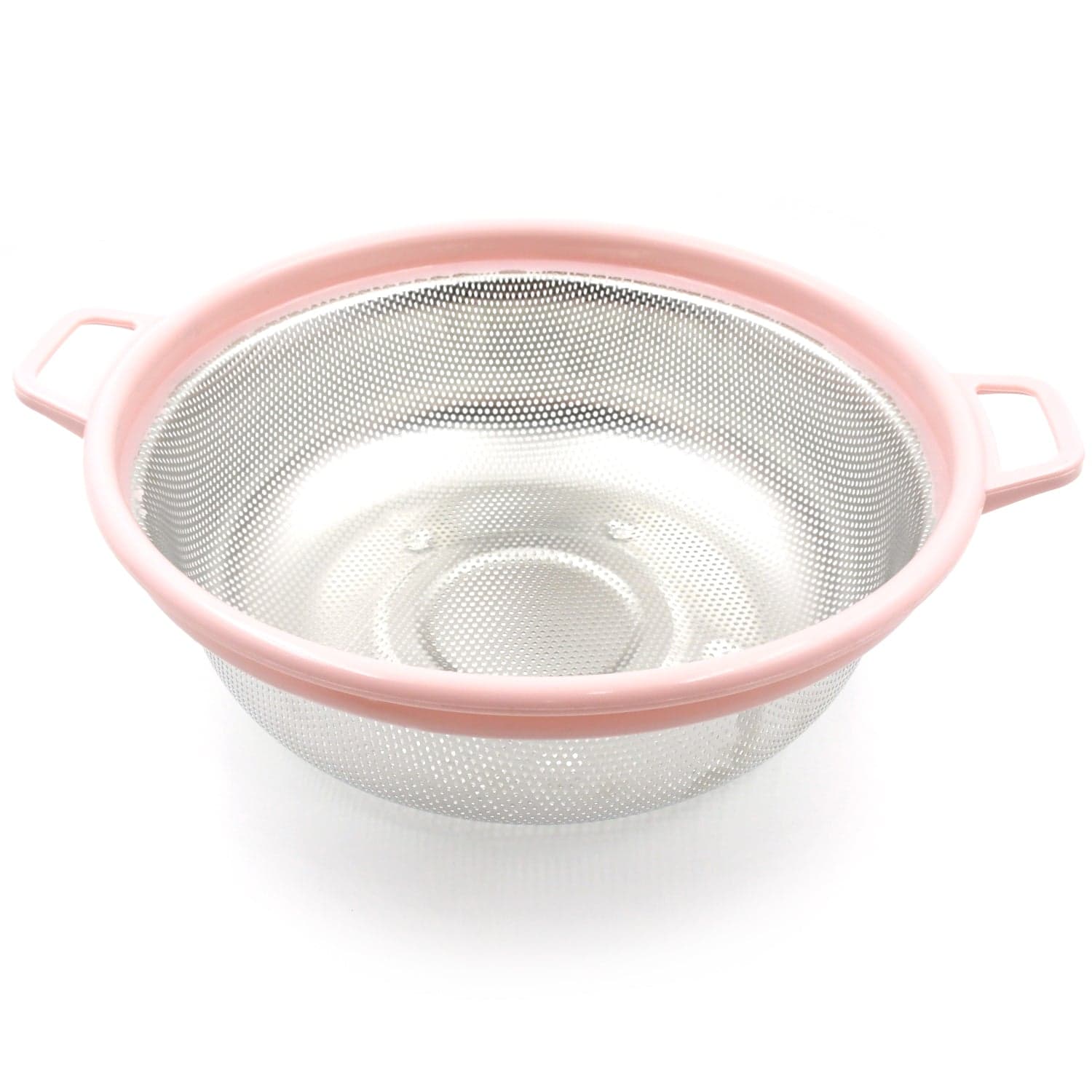 Stainless Steel Colander with Handle - Large Metal Mesh Basket Strainer (1 pc) thumbnail 4