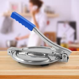 Puri Press Maker - Stainless Steel Puri Maker Press Machine - Roti Chapati Presser For Home -Khakhra- Puri Maker Press Machine With Handle