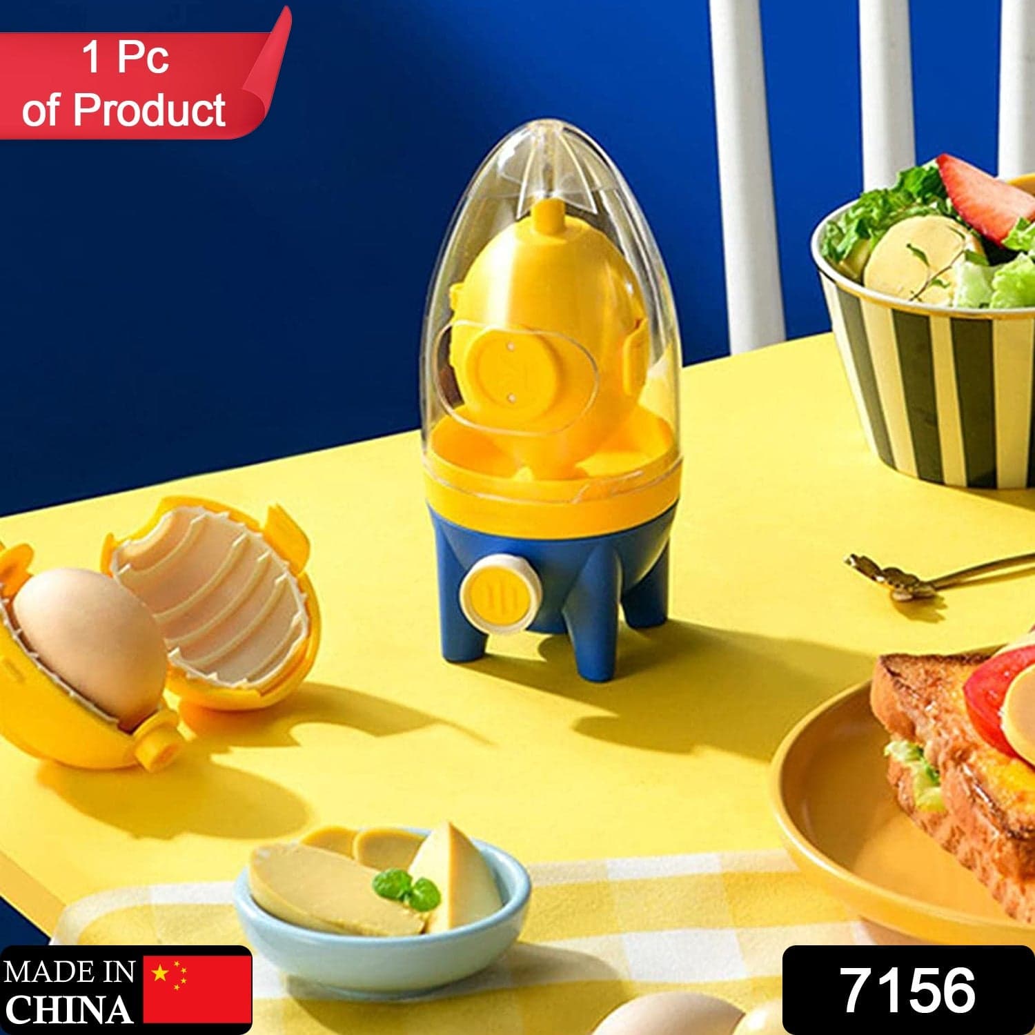 Manual Golden Egg Puller Scrambler Household White Yolk Mixer Kitchen Tool Mix Manual Scrambler Convenient Without Breaking Eggs. thumbnail 2
