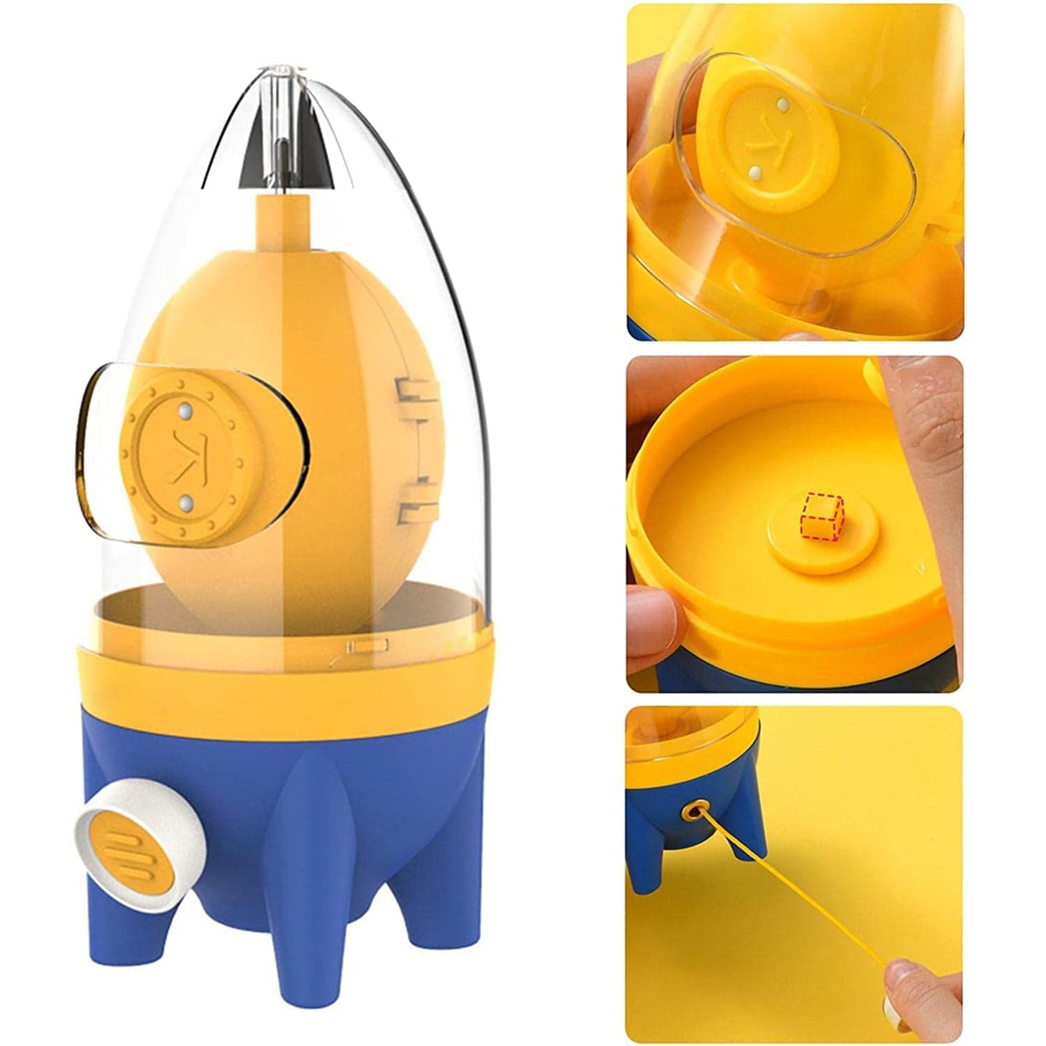 Manual Golden Egg Puller Scrambler Household White Yolk Mixer Kitchen Tool Mix Manual Scrambler Convenient Without Breaking Eggs. thumbnail 7