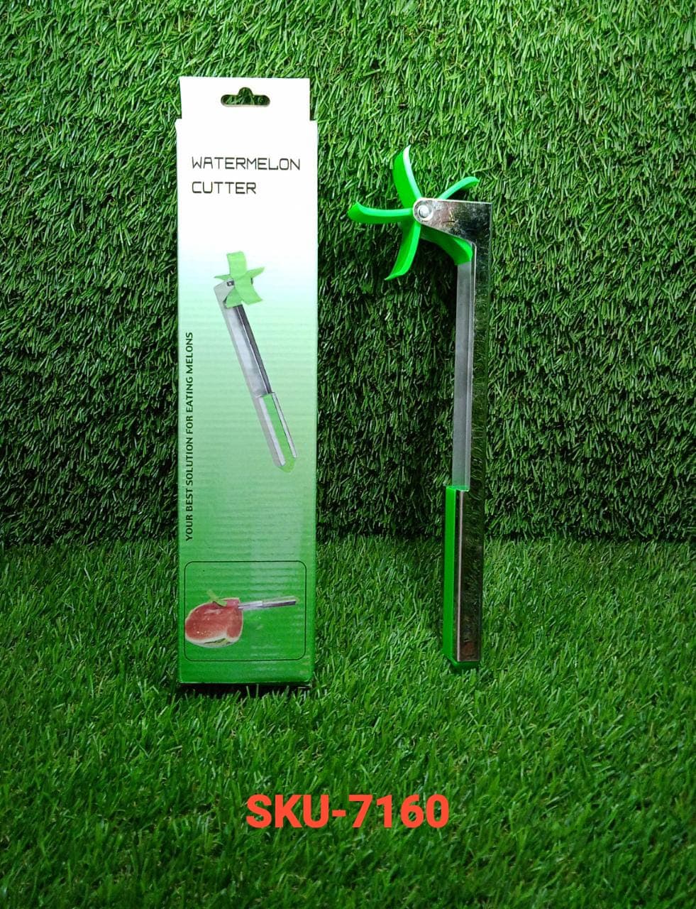 Stainless Steel Washable Watermelon Cutter of Windmill Slicer & Peeler thumbnail 12