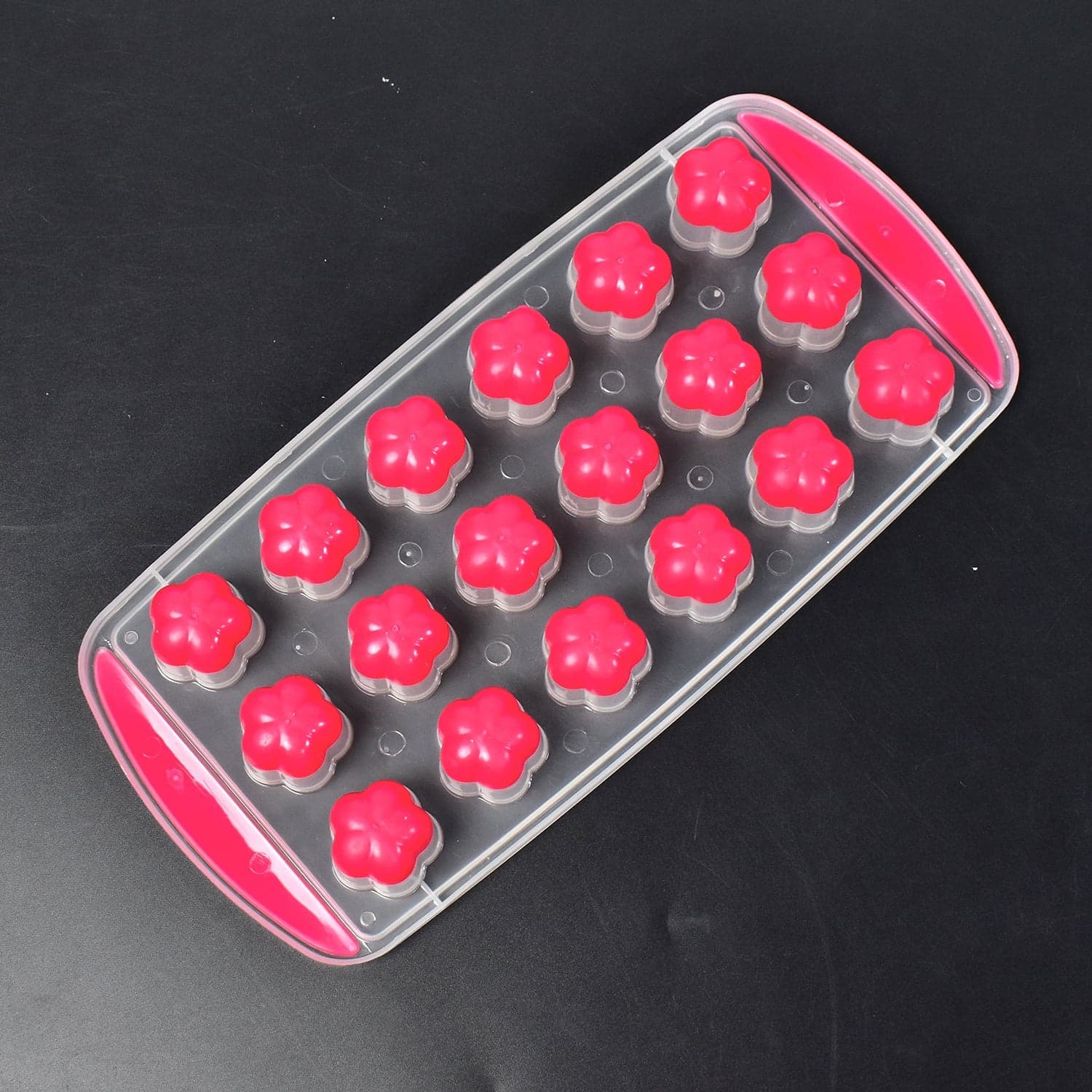 Ice Mould Flower Shape 18 Cavity Mould ice Tray Sphere ice Flower Mould Small ice Flower Tray Mini ice Cube Tray thumbnail 5