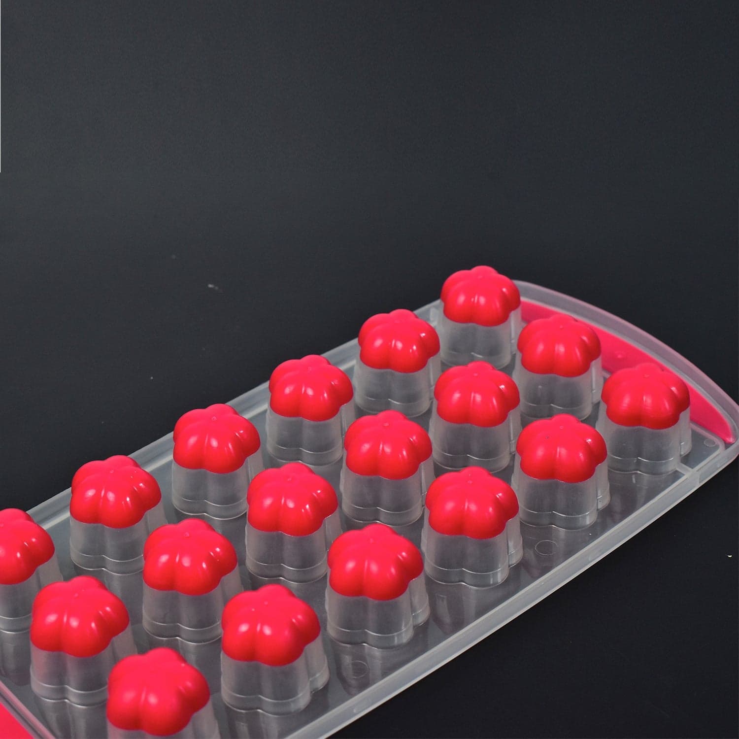 Ice Mould Flower Shape 18 Cavity Mould ice Tray Sphere ice Flower Mould Small ice Flower Tray Mini ice Cube Tray thumbnail 7