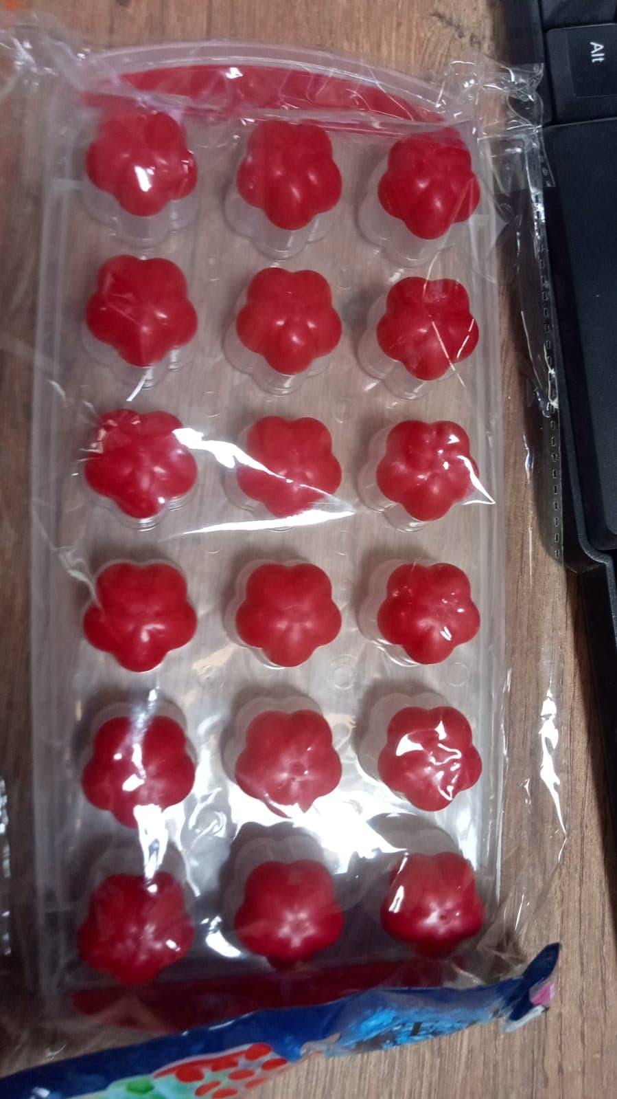 Ice Mould Flower Shape 18 Cavity Mould ice Tray Sphere ice Flower Mould Small ice Flower Tray Mini ice Cube Tray thumbnail 9
