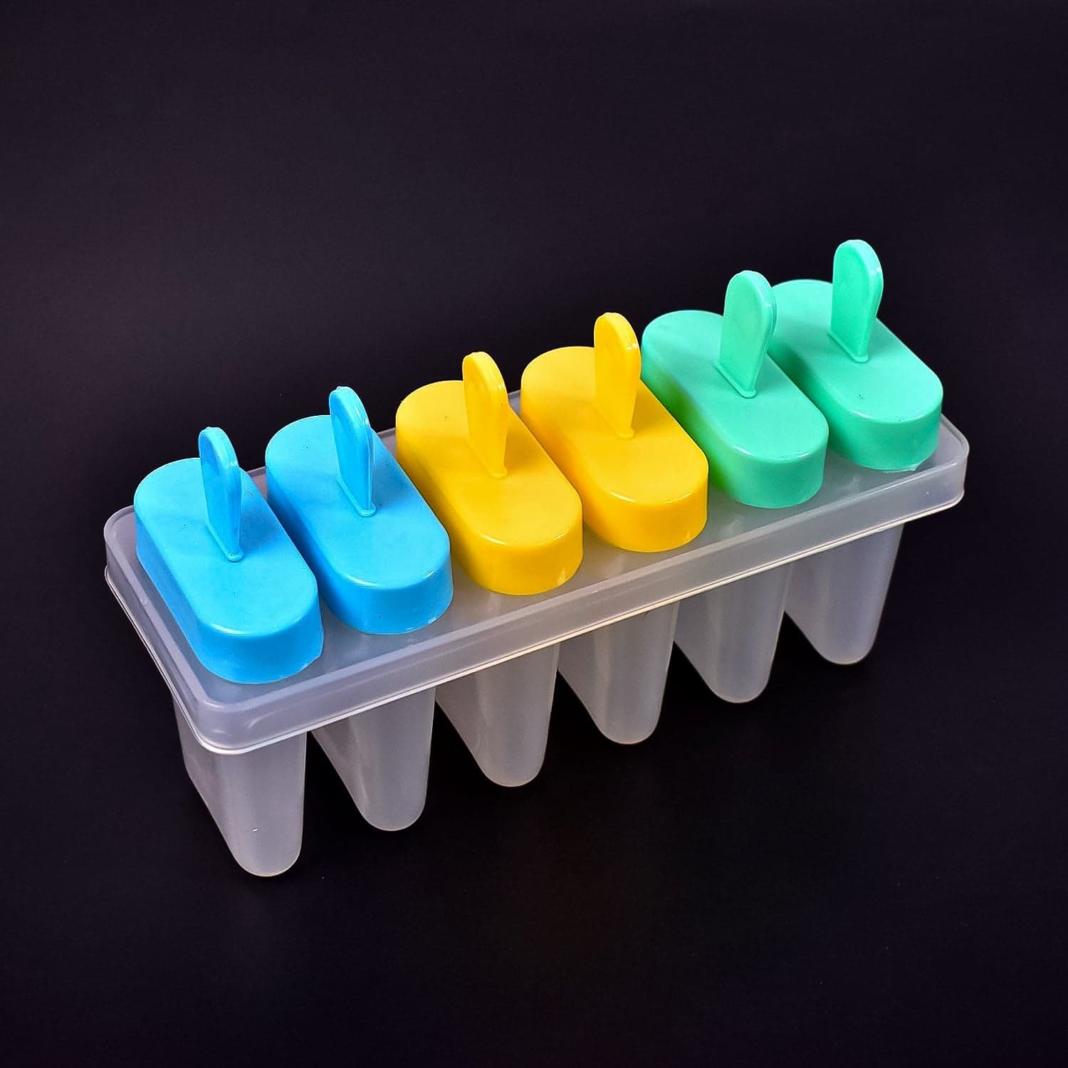Ice Candy Maker Upgrade sicle Molds Sets 6 Ice Makers Reusable Ice Lolly Cream Mold Home-Made sicles Mould with Stick thumbnail 3