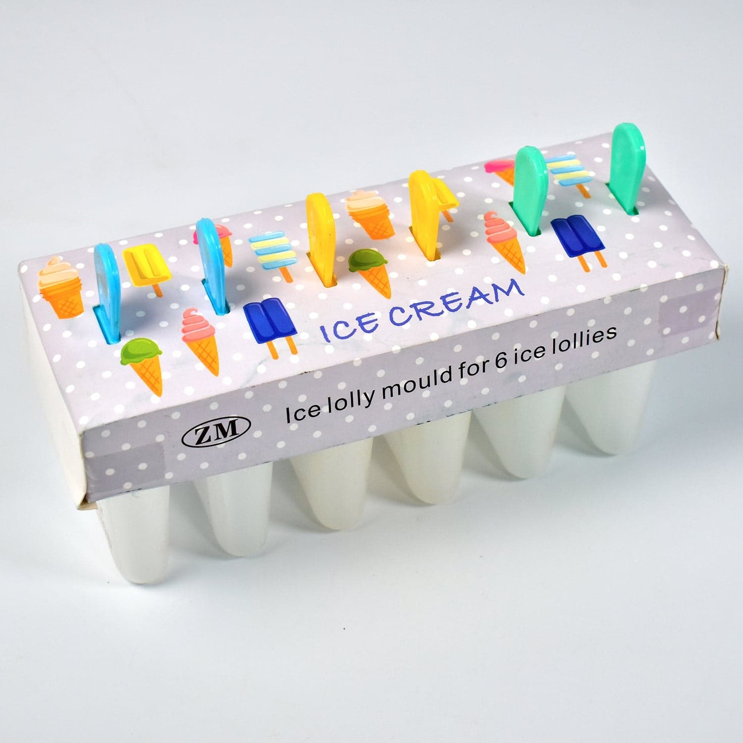 Ice Candy Maker Upgrade sicle Molds Sets 6 Ice Makers Reusable Ice Lolly Cream Mold Home-Made sicles Mould with Stick thumbnail 8