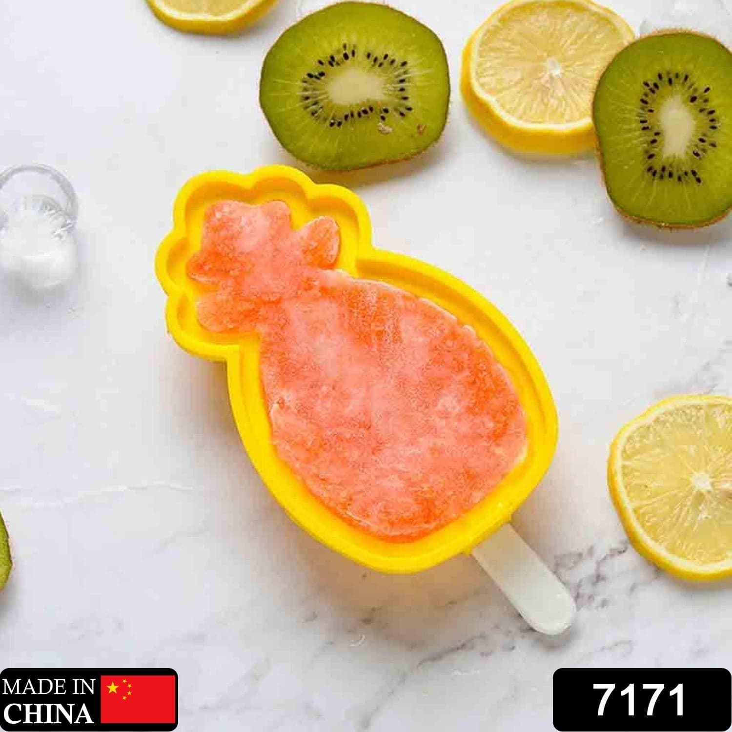 Pineapple Shape Sicle Molds - Durable Silicone Ice Candy Cream Mould thumbnail 4