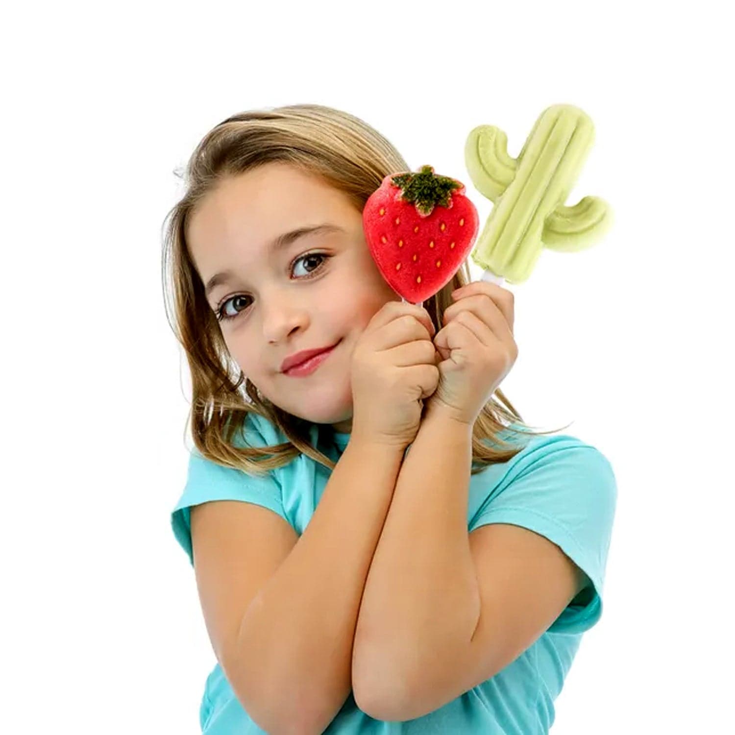 Cactus Shape sicle Molds - Durable Silicone Ice Cream Mould, DIY Ice Kitchen Tool thumbnail 6