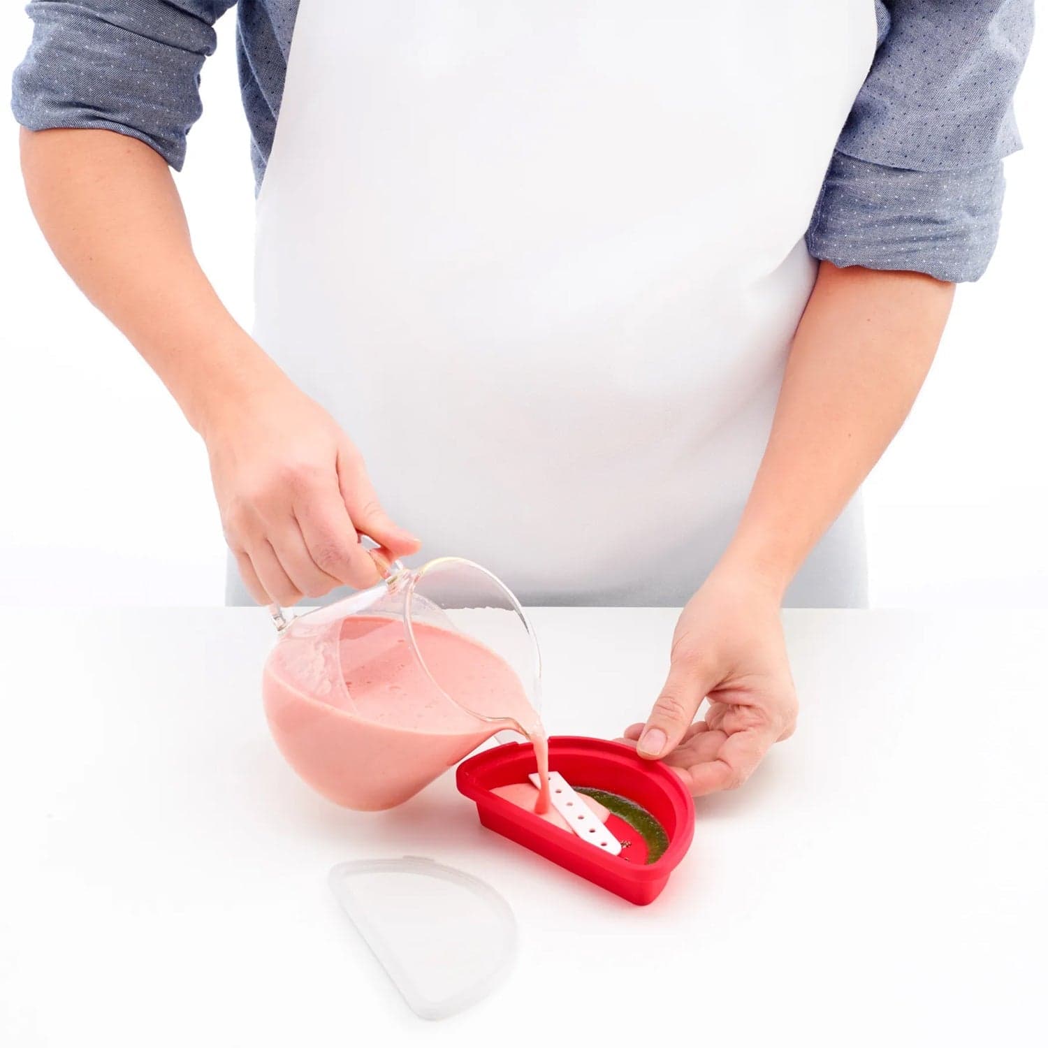 Silicone Ice Cream And Ice Moulds - Watermelon Sicle Molds thumbnail 6