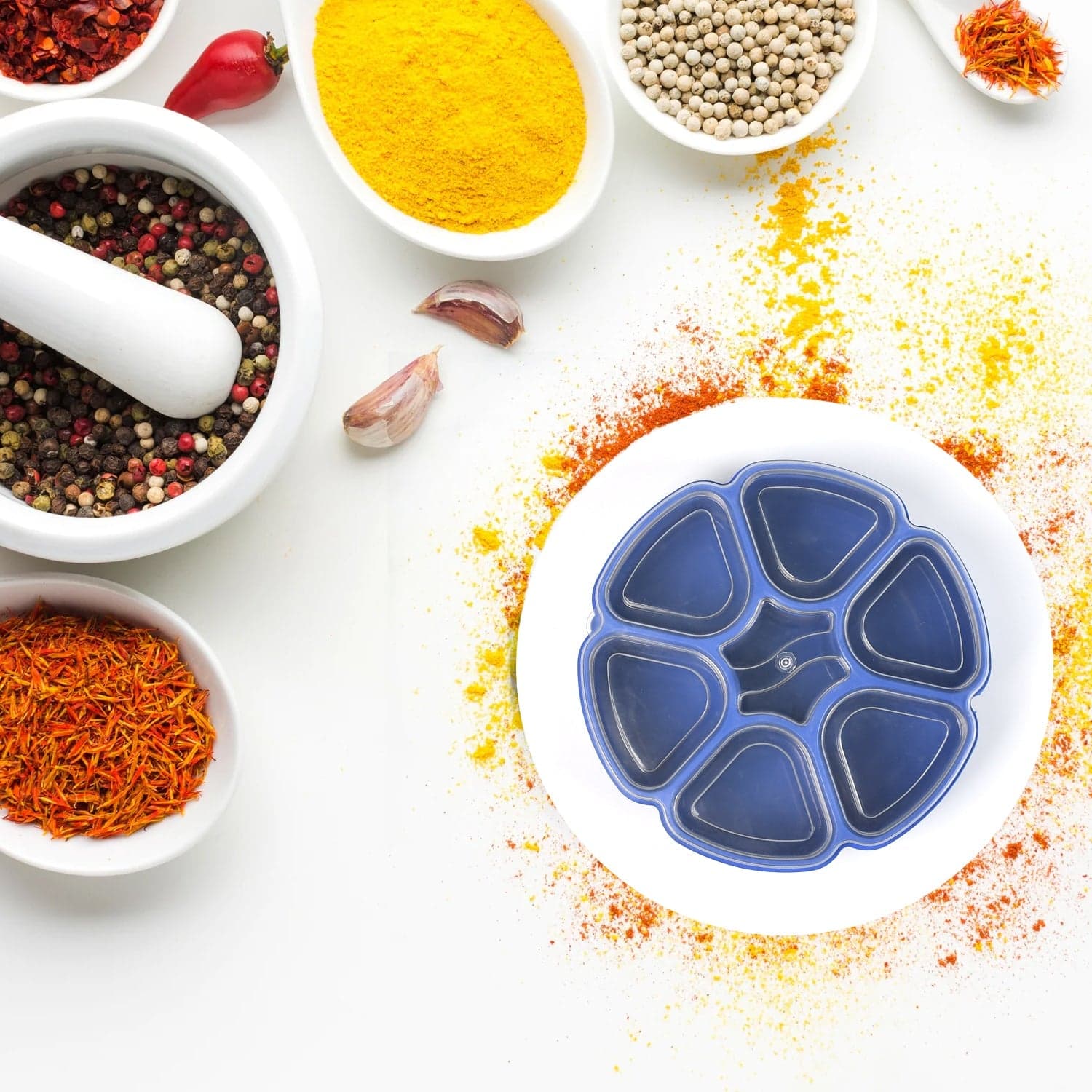 Versatile Kitchen Masala Box with Unique Design thumbnail 1