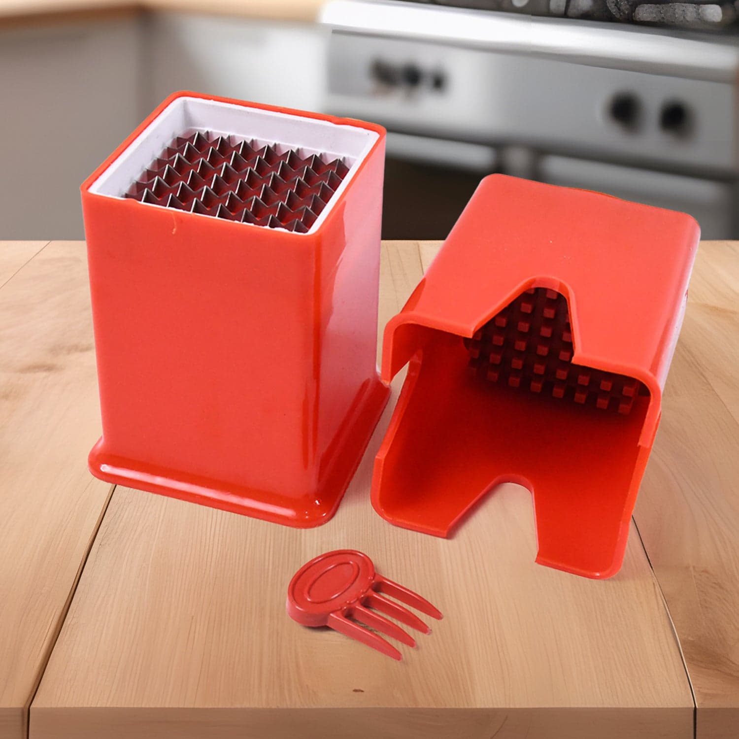 French Fries Potato Chips Strip Cutting Cutter Machine (1 Pc) thumbnail 3