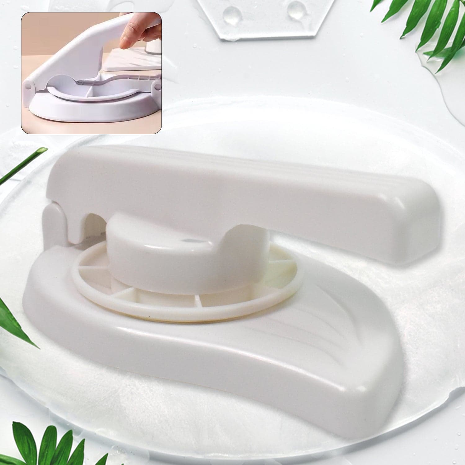 Plastic Puri Press Maker (1 Pc): Easy Chapati Roti Press (Kitchen) thumbnail 1