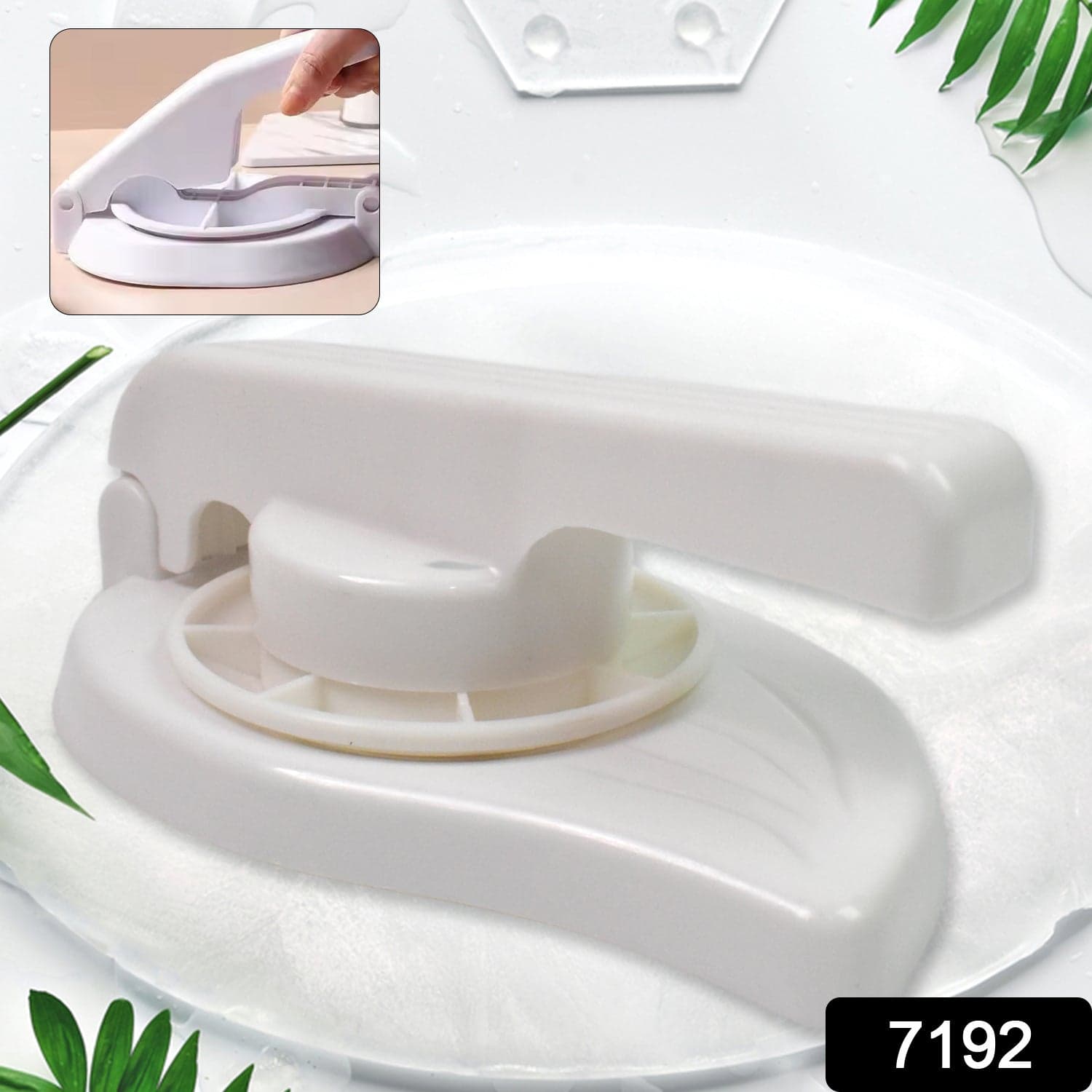 Plastic Puri Press Maker (1 Pc): Easy Chapati Roti Press (Kitchen) thumbnail 2