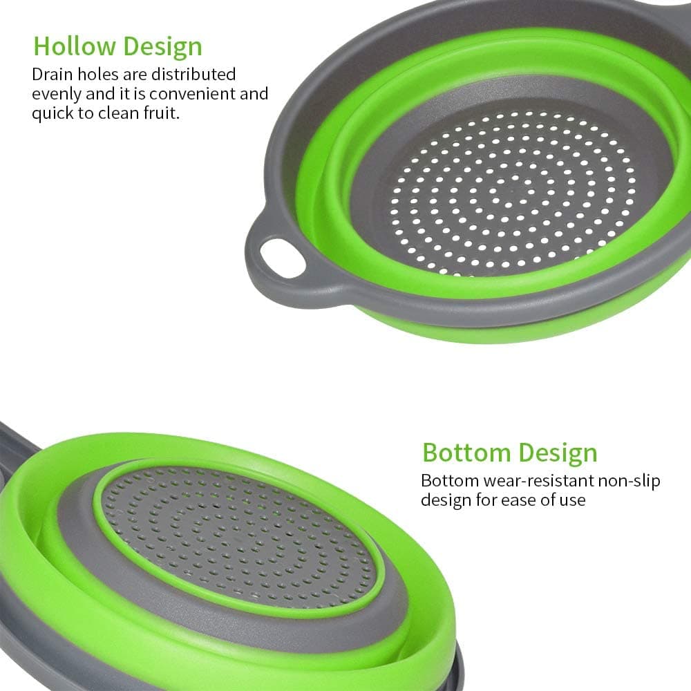 Foldable Silicone Colander for Fruit & Veggies thumbnail 4