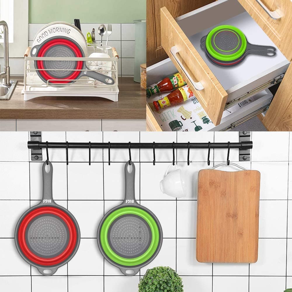 Foldable Silicone Colander for Fruit & Veggies thumbnail 6