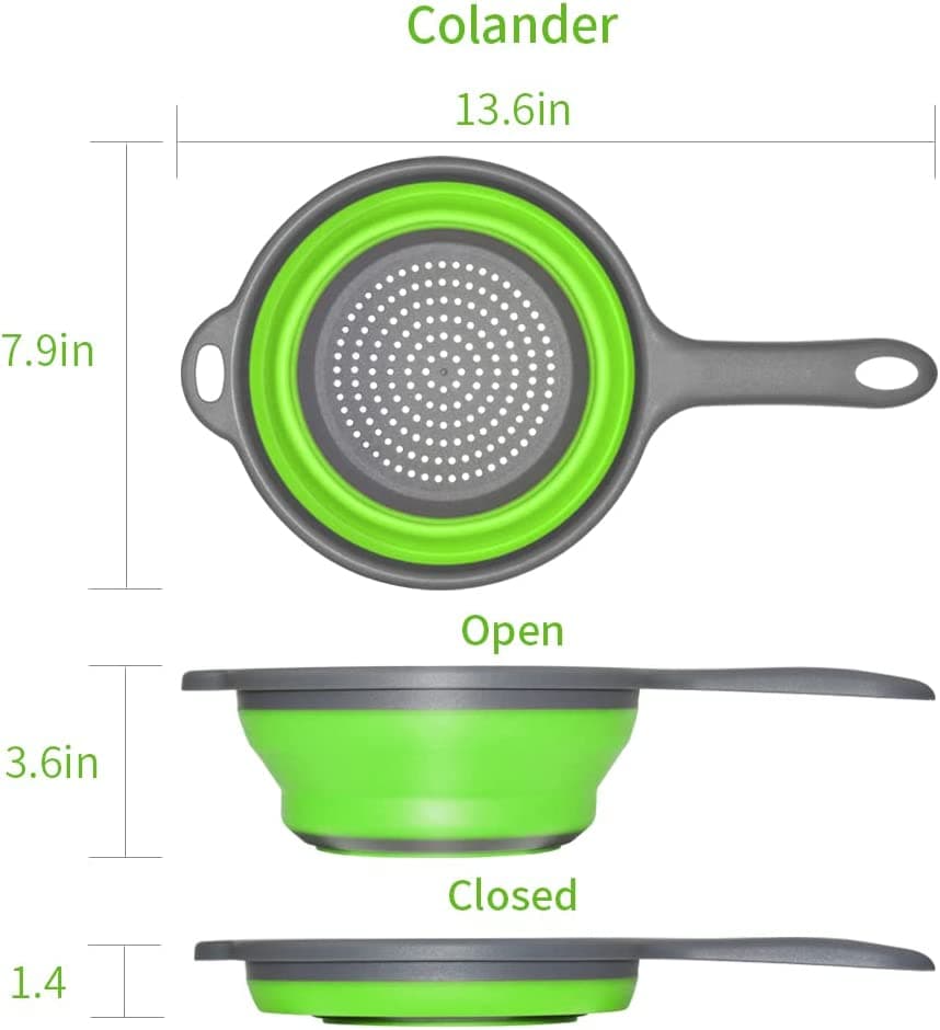 Foldable Silicone Colander for Fruit & Veggies thumbnail 7