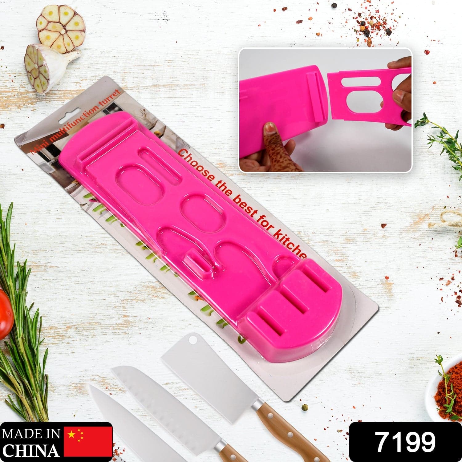 Plastic Kitchen Knife Stand Best Kitchen Knife Stand Multifunction Knife Holder thumbnail 2