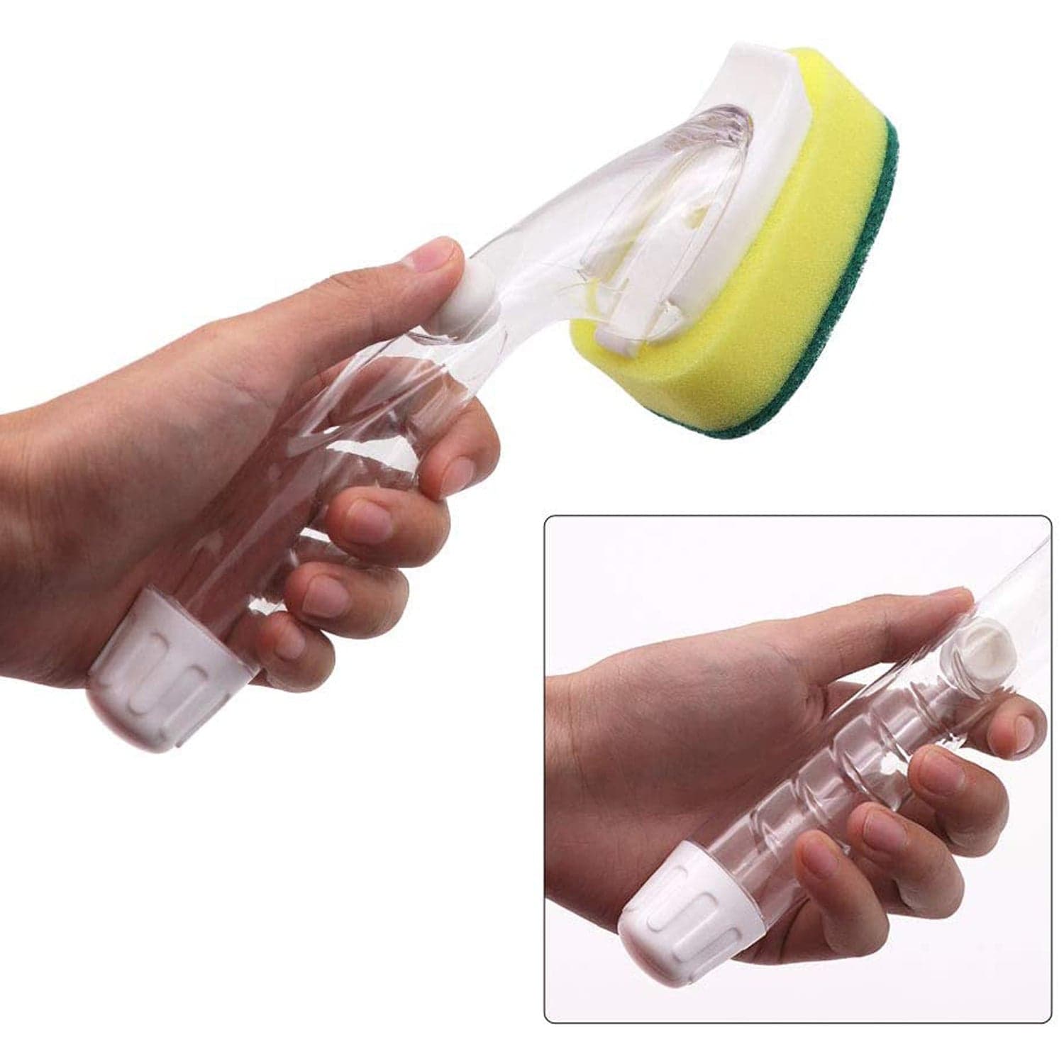 Liquid dispensing Scrub widely used for washing and cleaning utensils and all kitchen stuff to make them again clean and shiny. thumbnail 5