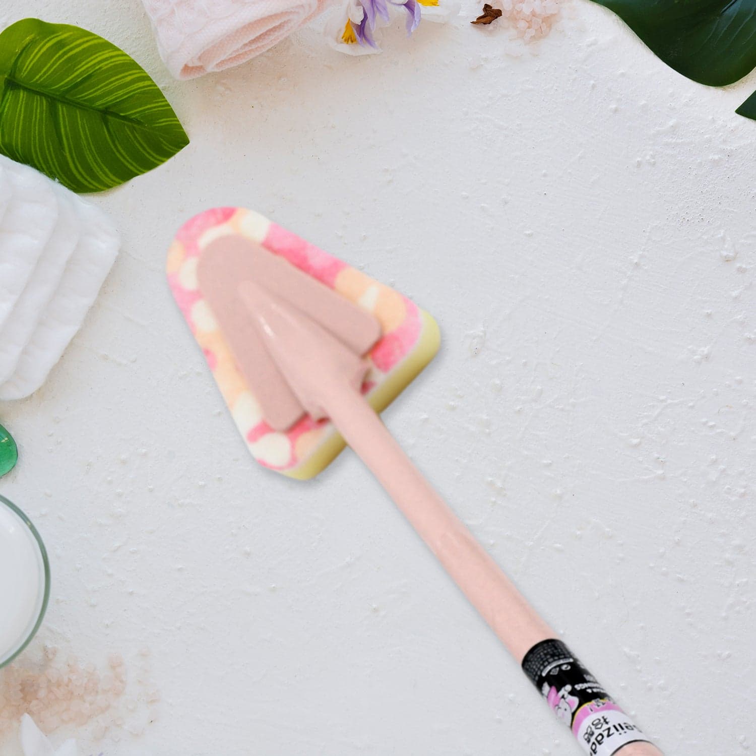Cleaning Supplies Kitchen Handle Universal Triangular Sponge Multifunctional Bathroom Brush Handle Kitchen  thumbnail 3