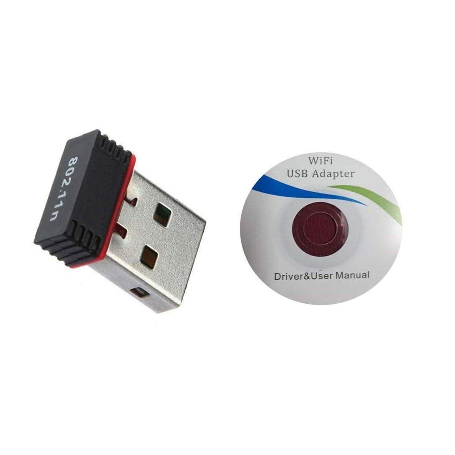Wireless Mini Wi-Fi Network Adapter with Driver CD for Computer & Laptop thumbnail 2