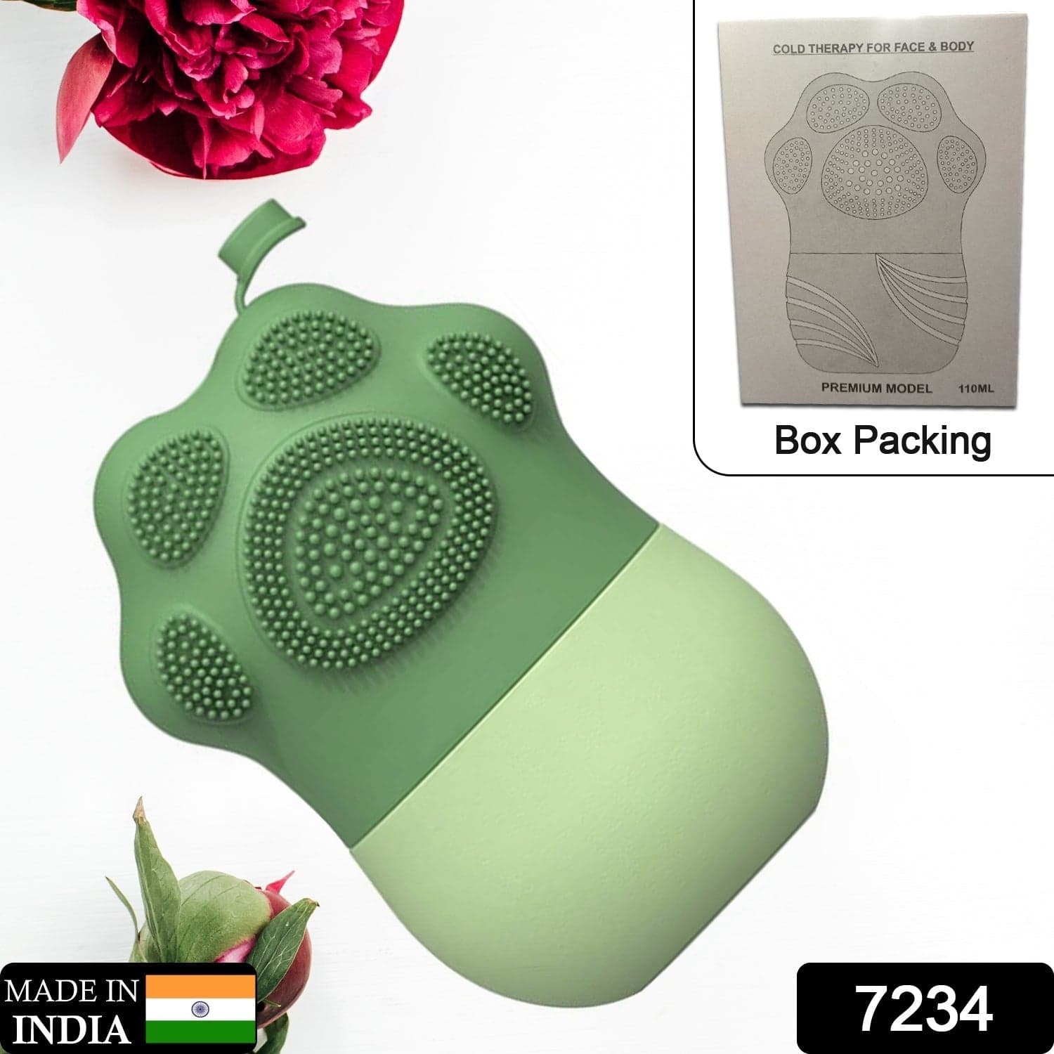 Silicone Ice Roller for Face Non Slip & Reusable GlowForm thumbnail 2