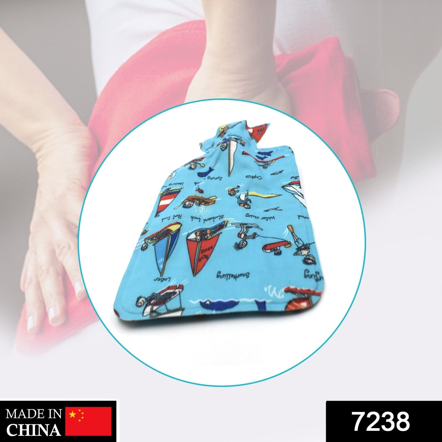 Hot Water Bottle Bag For Pain Relief ID-7238 thumbnail 2