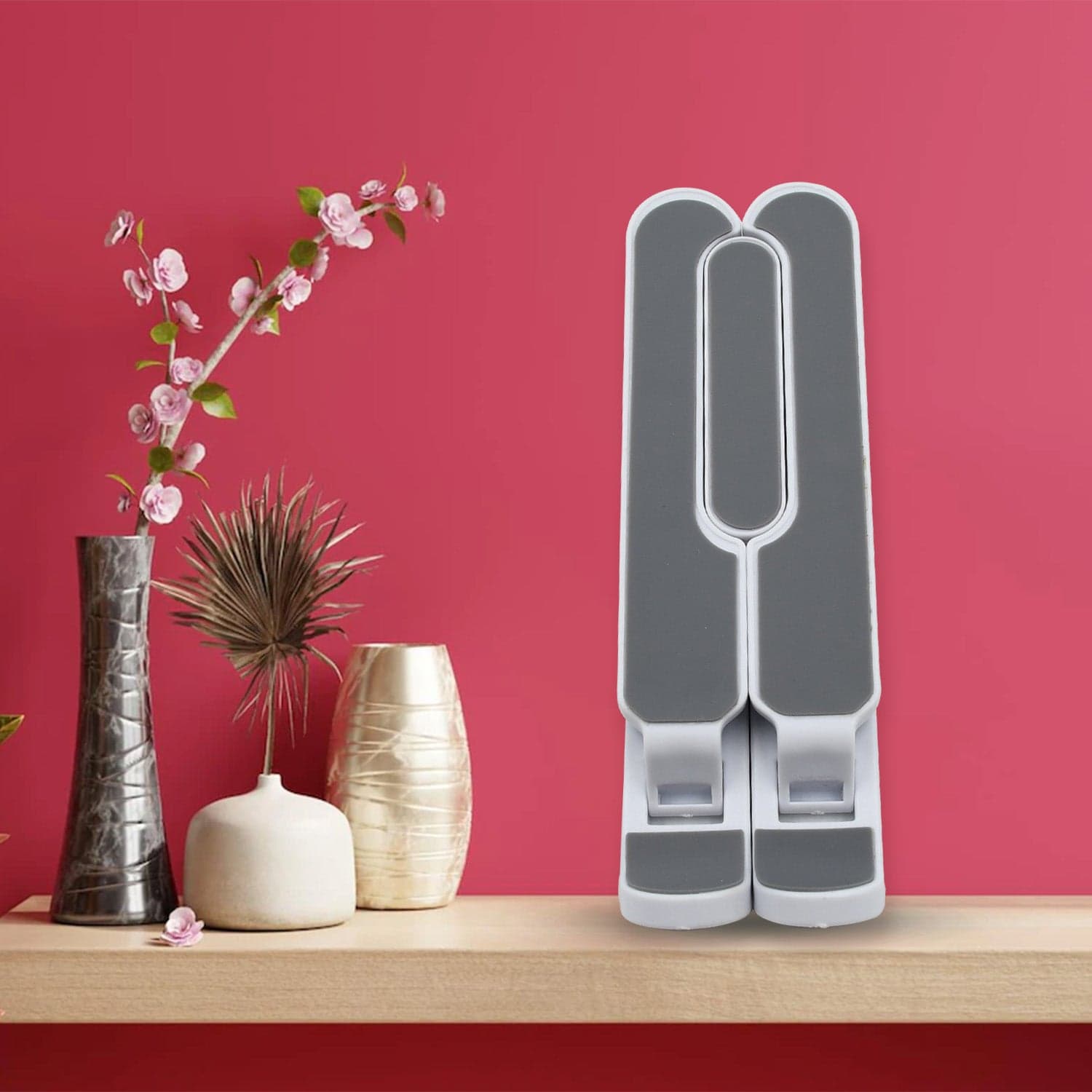 ADJUSTABLE TABLET STAND HOLDER WITH BUILT-IN FOLDABLE LEGS AND HIGH QUALITY FIBRE thumbnail 7