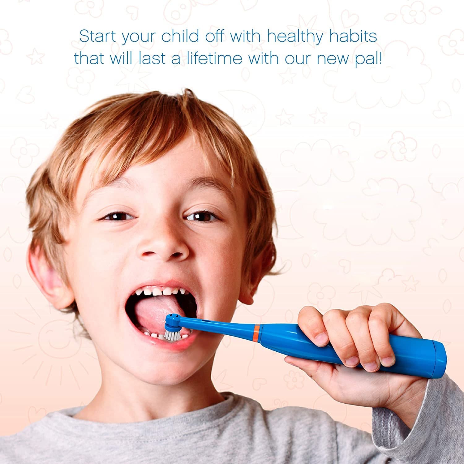 Electric Toothbrush for Kids and Adults Travel Portable Toothbrush With Extra 1 Brush Heads With 2 Battery thumbnail 8