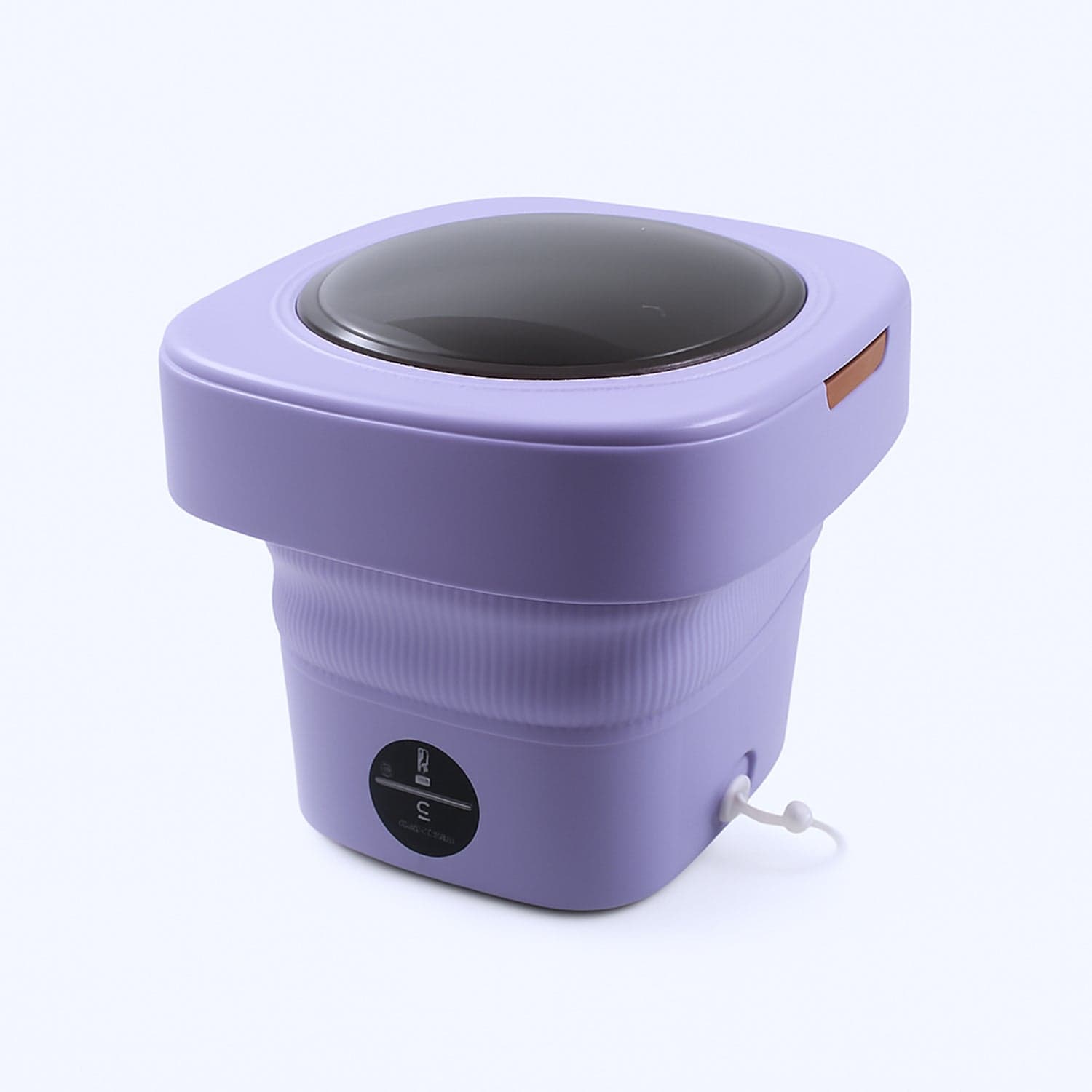 Mini Washing Machine Foldable Mini Washer with Drain Basket Portable Washing Machine Foldable for Laundry Travel Camping RV Baby Clothes thumbnail 3