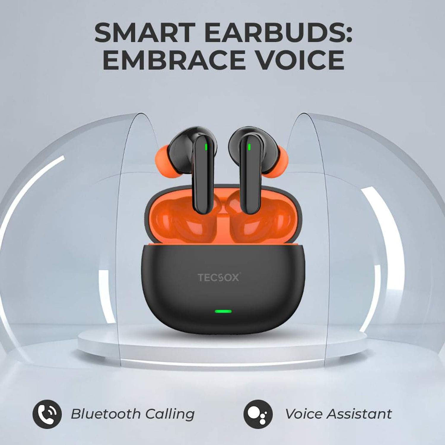 AudioX Bluetooth Earbuds, 40 Hr | Powerful Bass (1 Pc) thumbnail 5