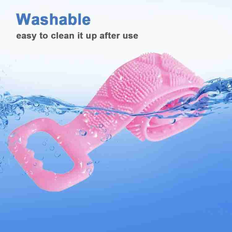 Eco-Friendly Silicone Shower Brush & Back Scrubber Towel thumbnail 3
