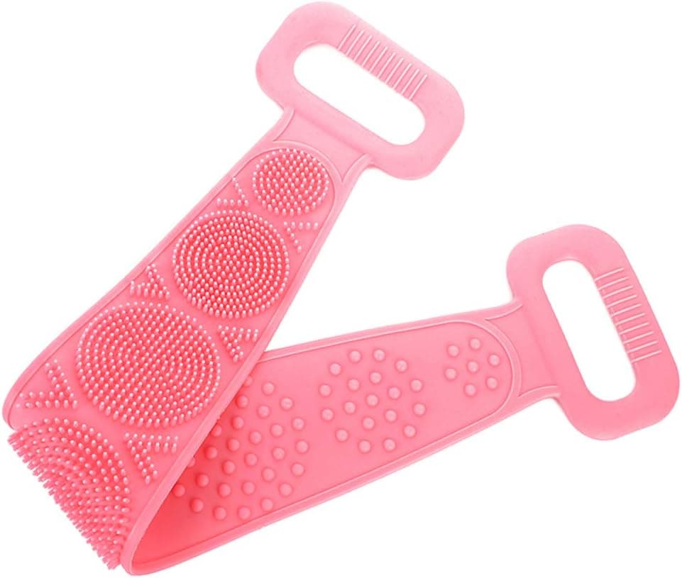 Eco-Friendly Silicone Shower Brush & Back Scrubber Towel thumbnail 6