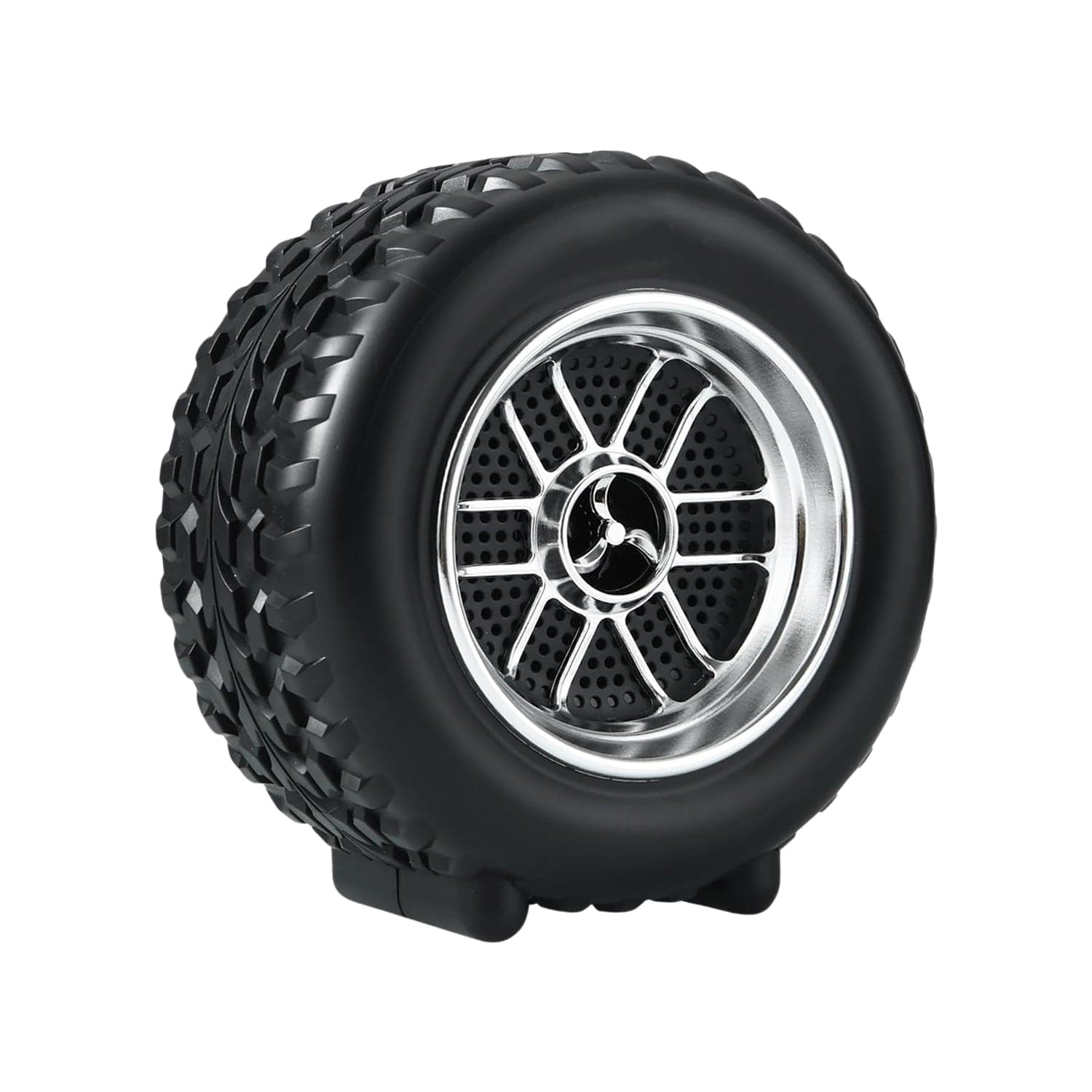 Portable Tyre / Wheel Shape Wireless Bluetooth Speaker (1 Pc) thumbnail 5