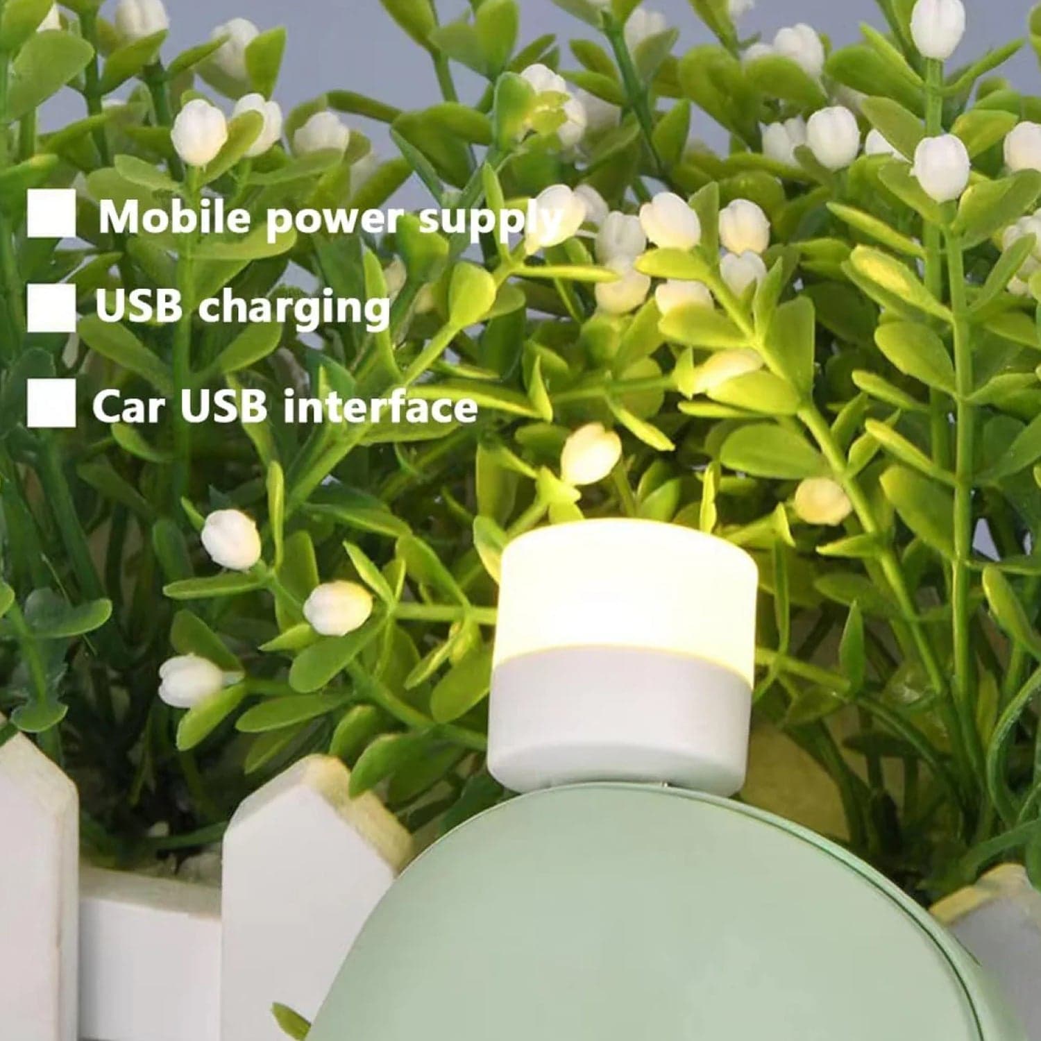 USB LED LAMP Night Light, Mini Portable for PC and Laptop (5 pcs Set / Mix Color) thumbnail 4