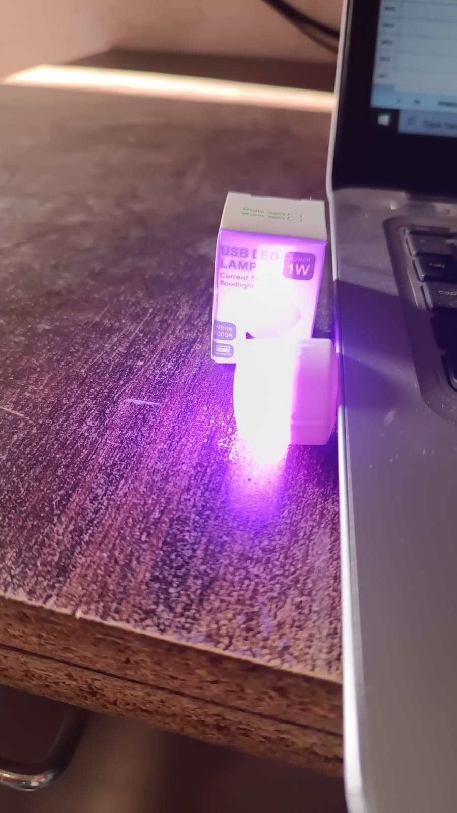 USB LED LAMP Night Light, Mini Portable for PC and Laptop (5 pcs Set / Mix Color) thumbnail 9